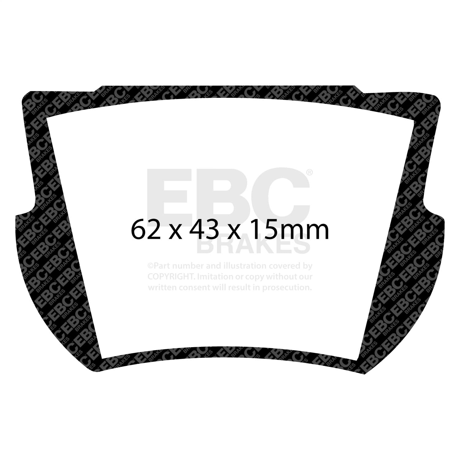 EBC Brakes - DP2145 - Disc Brake Pad image 2