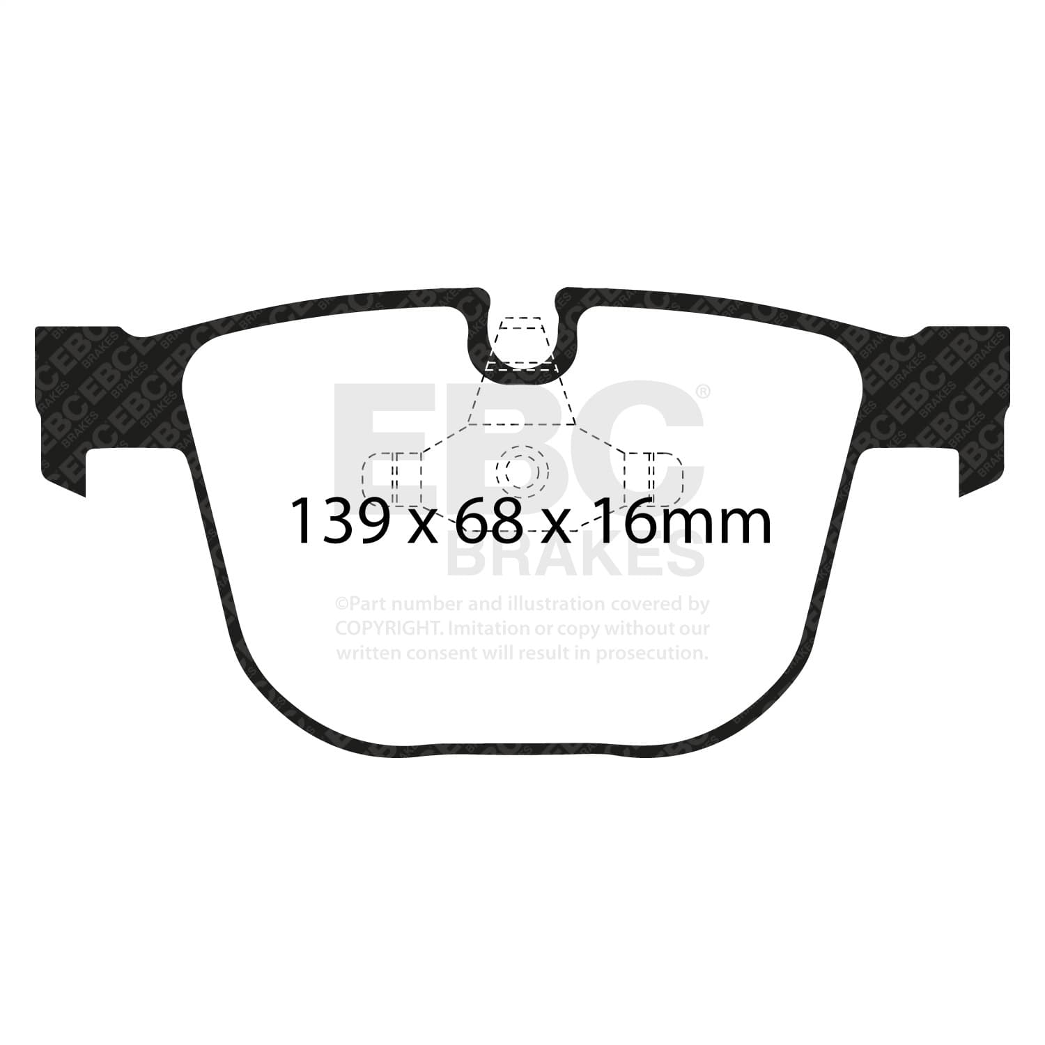 EBC Brakes - DP31451C - Disc Brake Pad image 4