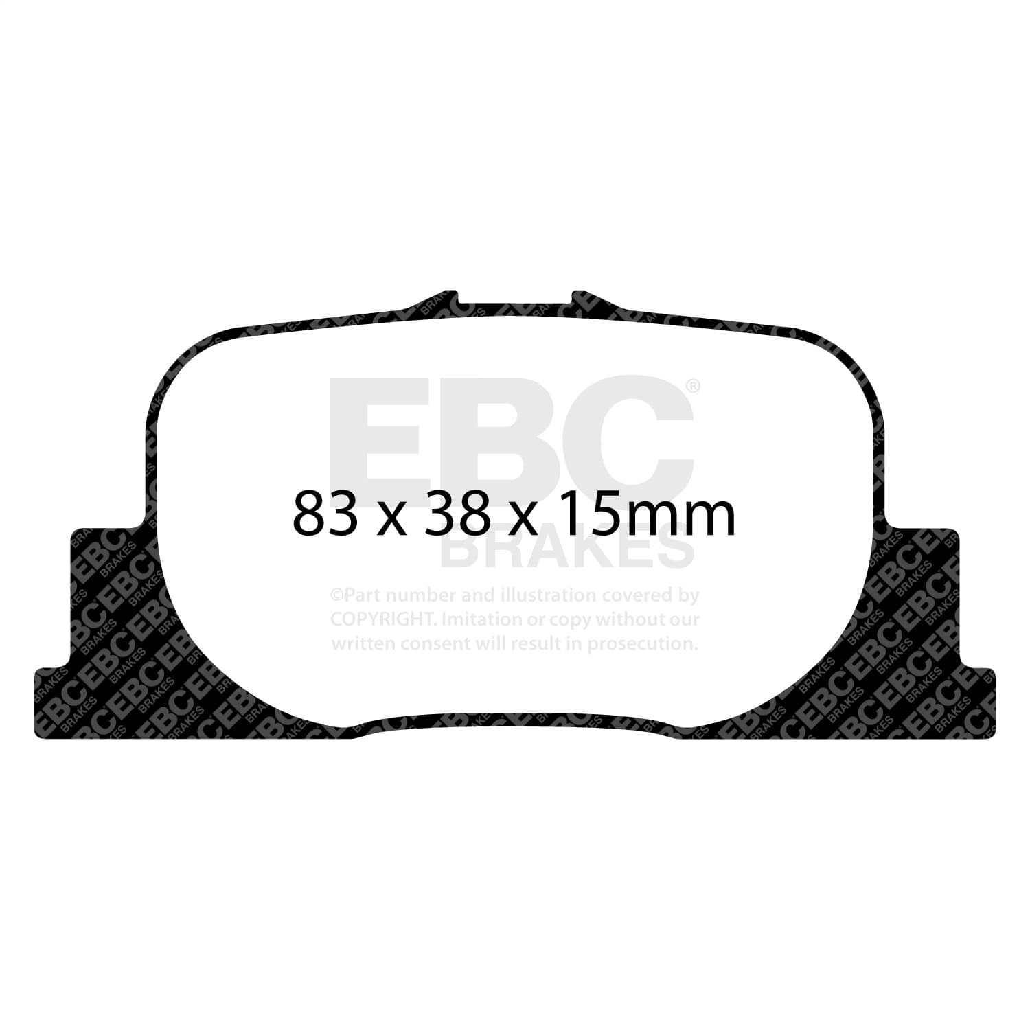EBC Brakes - DP31456C - Disc Brake Pad image 2