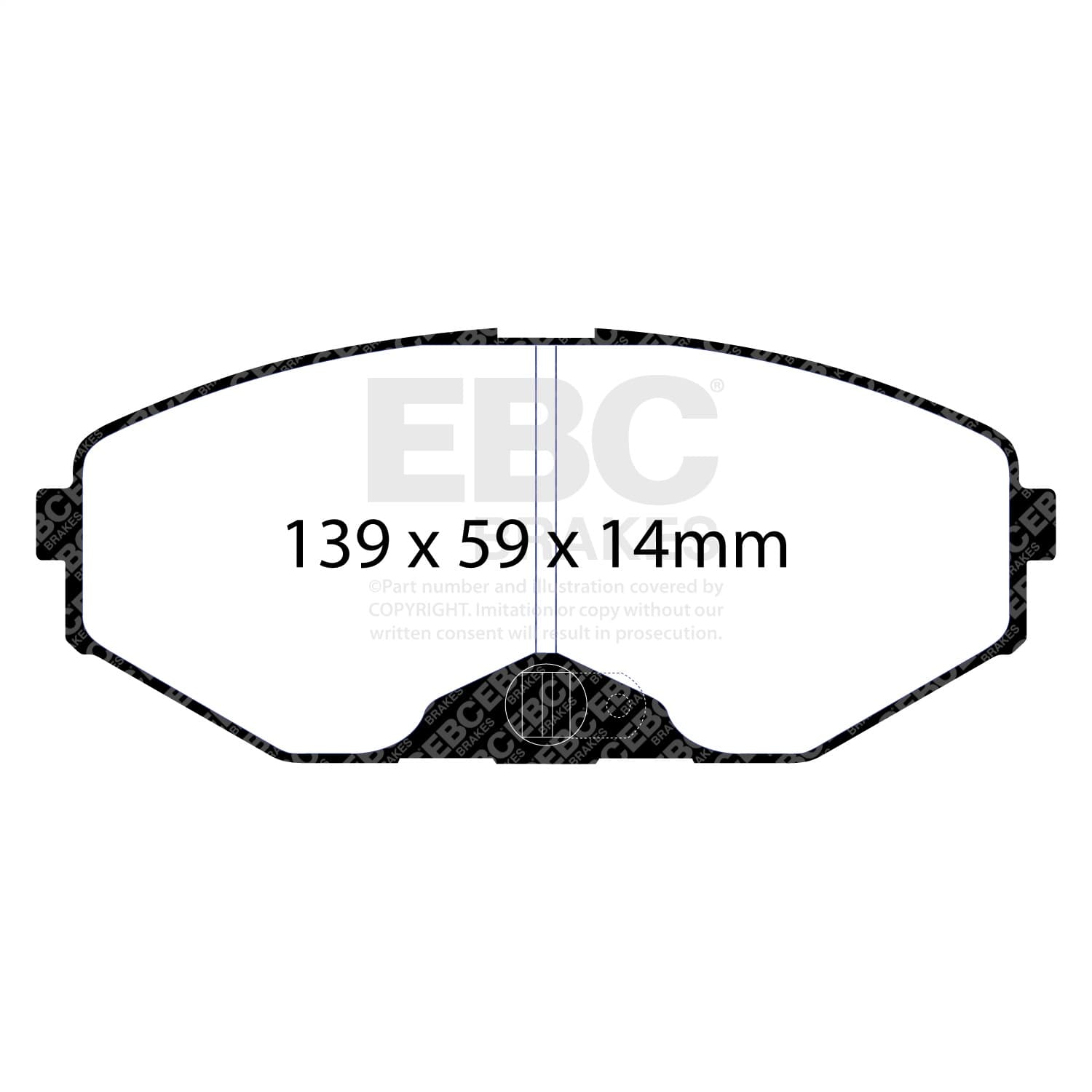 EBC Brakes - DP41471R - Disc Brake Pad image 5