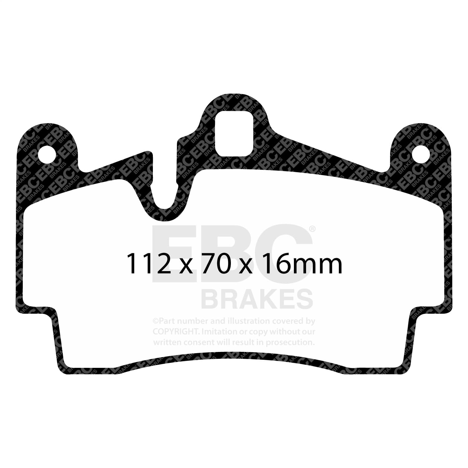 EBC Brakes - DP31474C - Disc Brake Pad image 3