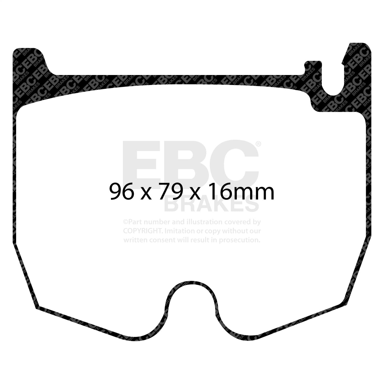 EBC Brakes - DP31486C - Disc Brake Pad image 3