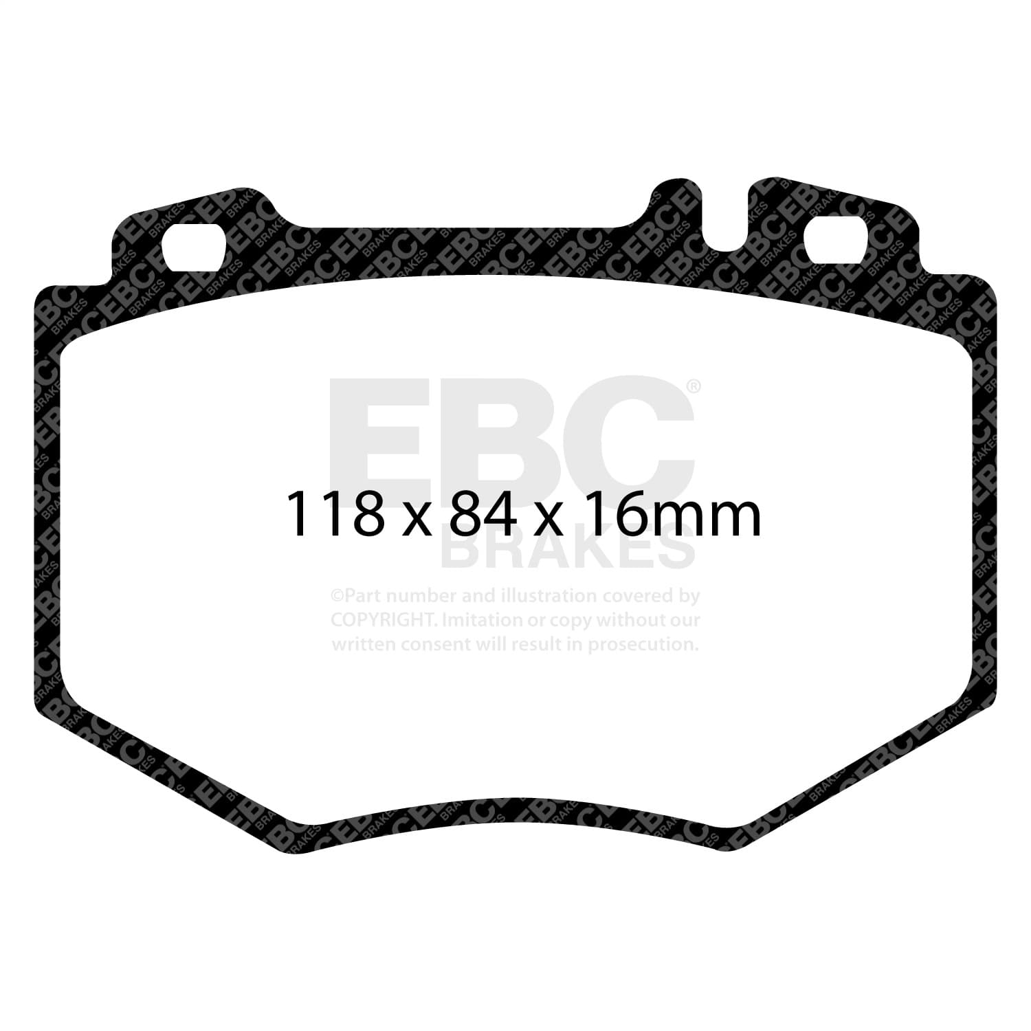 EBC Brakes - DP31487C - Disc Brake Pad image 3