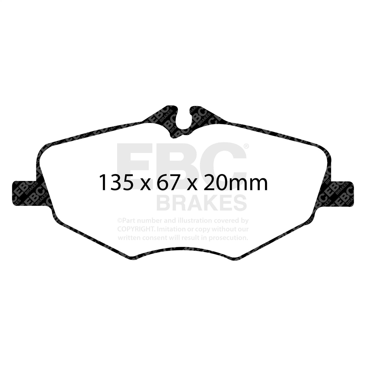 EBC Brakes - DP31488C - Disc Brake Pad image 5