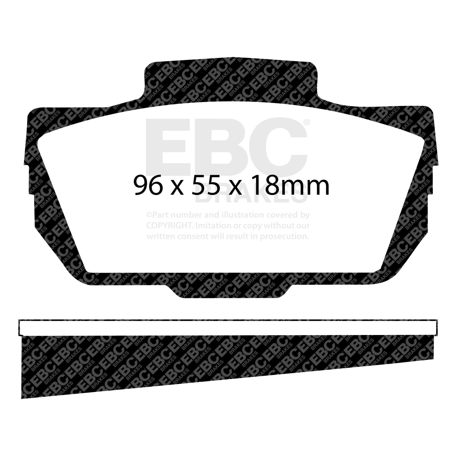 EBC Brakes - DP2149 - Disc Brake Pad image 5