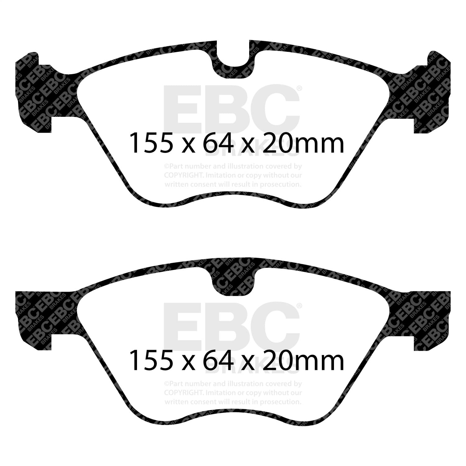 EBC Brakes - DP31493C - Disc Brake Pad image 4