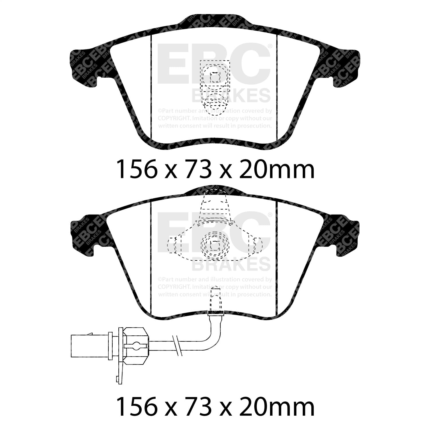 EBC Brakes - DP41510R - Disc Brake Pad image 5