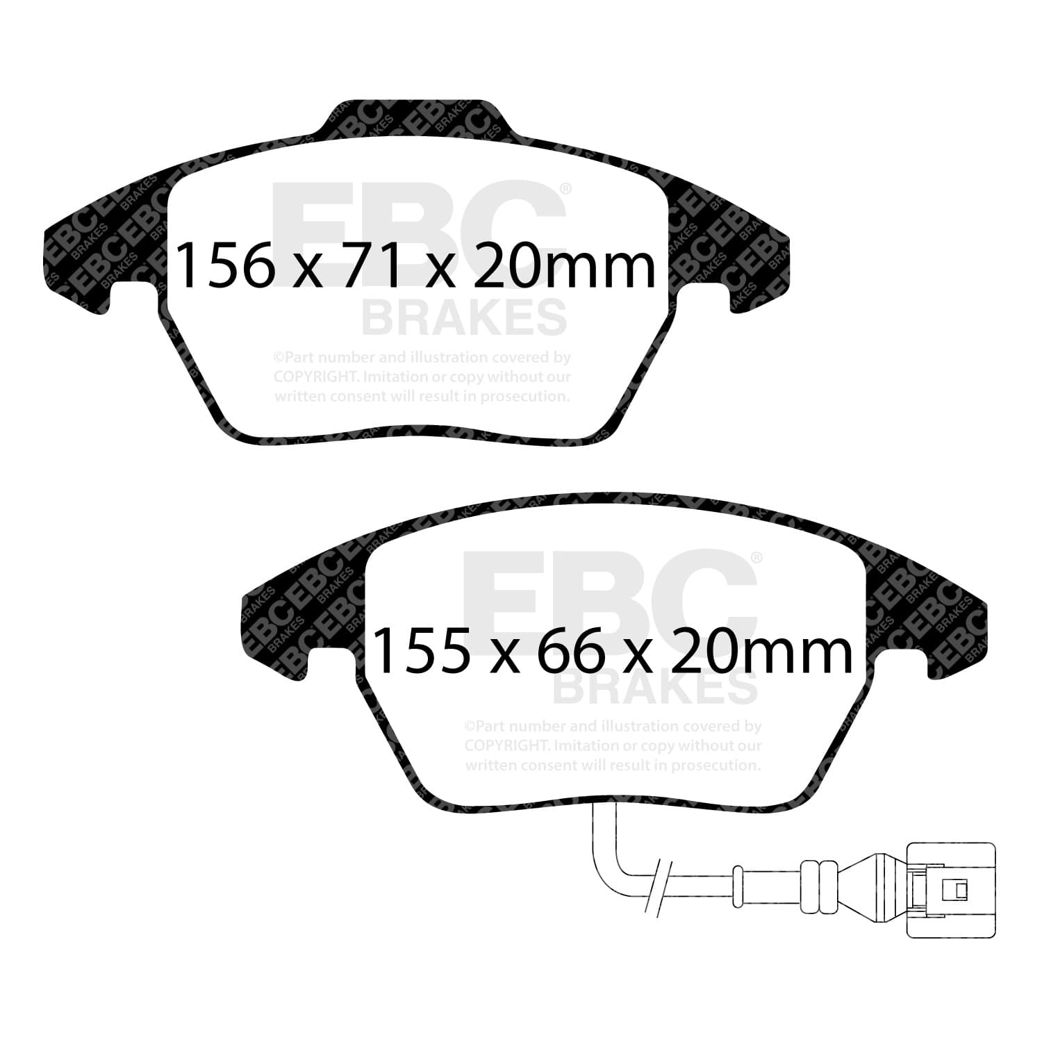 EBC Brakes - DP31517C - Disc Brake Pad image 3