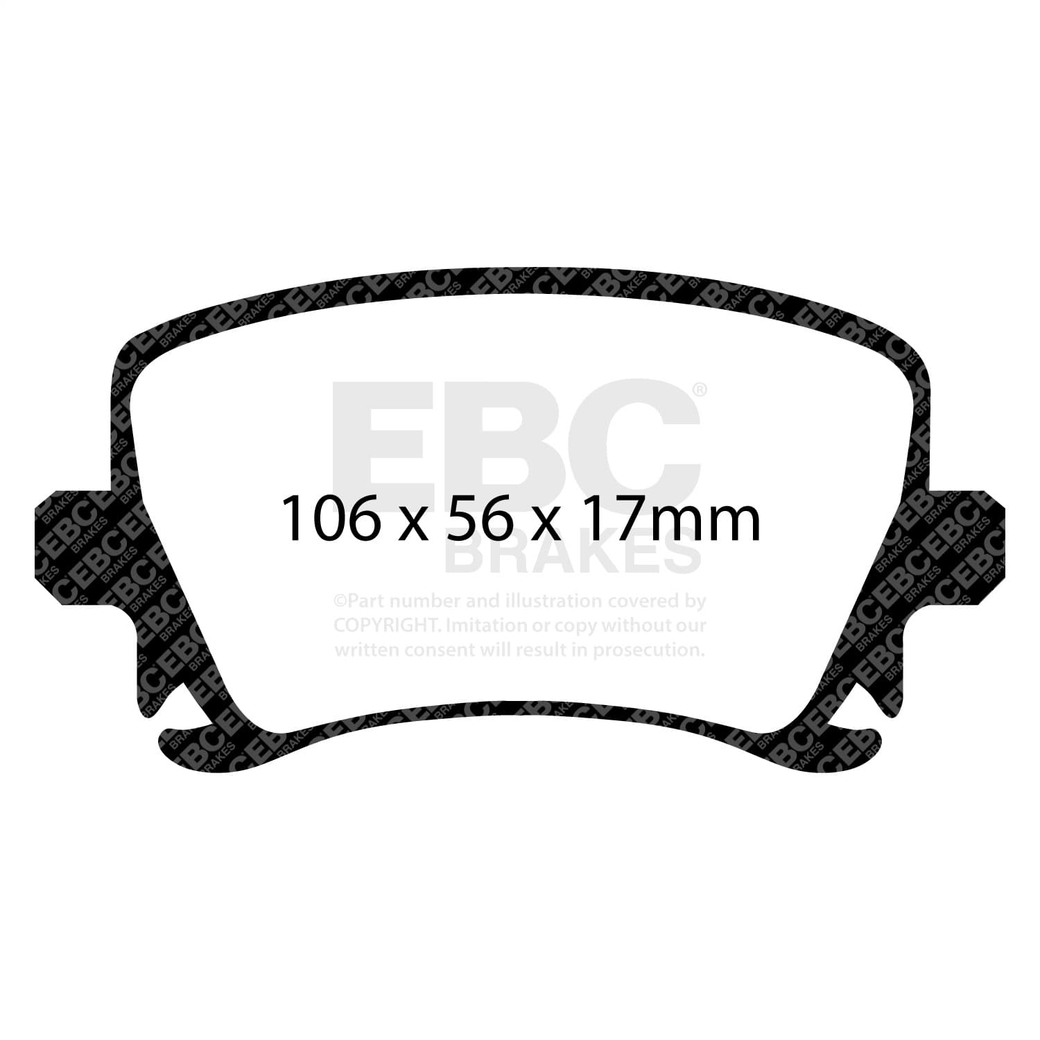 EBC Brakes - DP21518 - Disc Brake Pad image 2