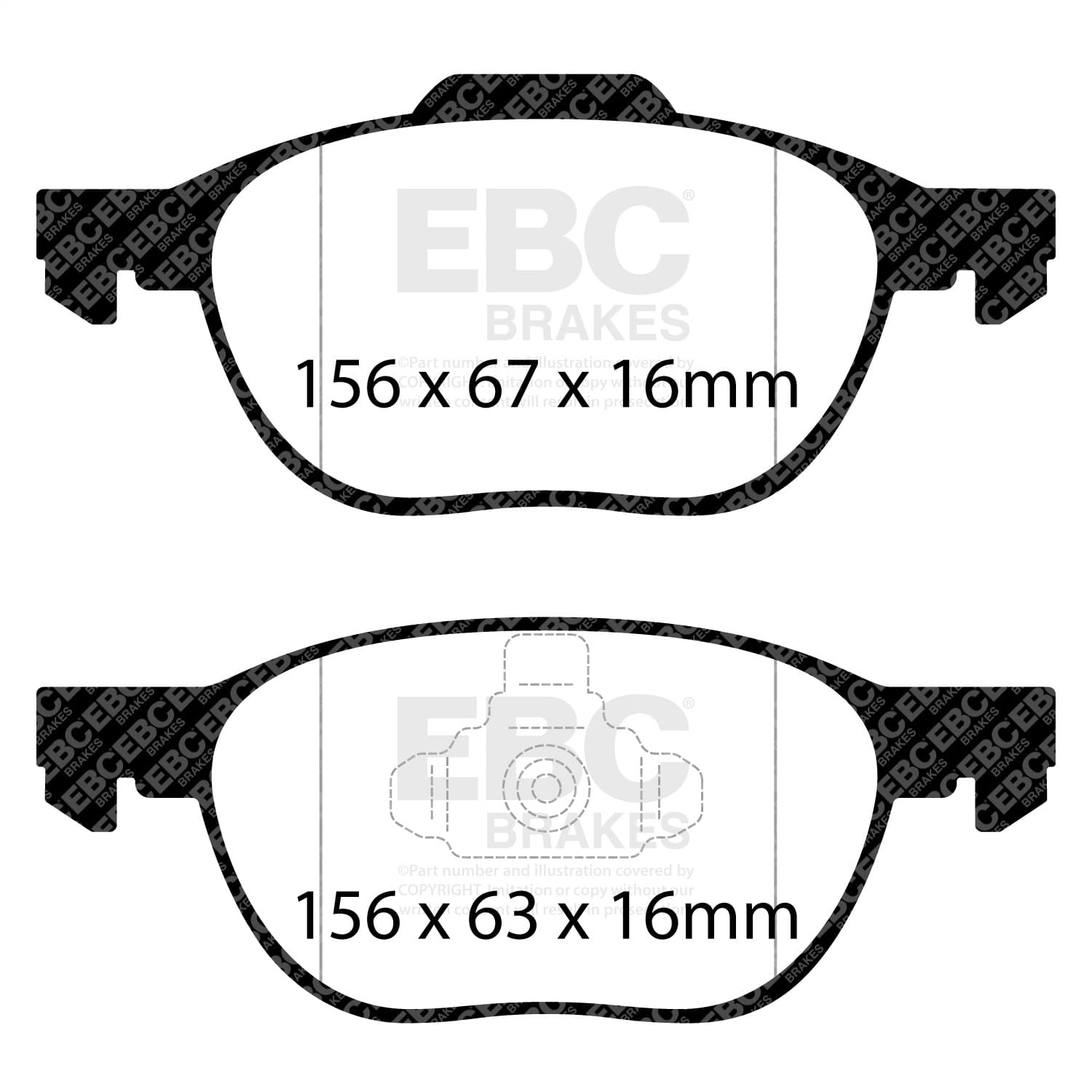 EBC Brakes - DP51524NDX - Disc Brake Pad image 4
