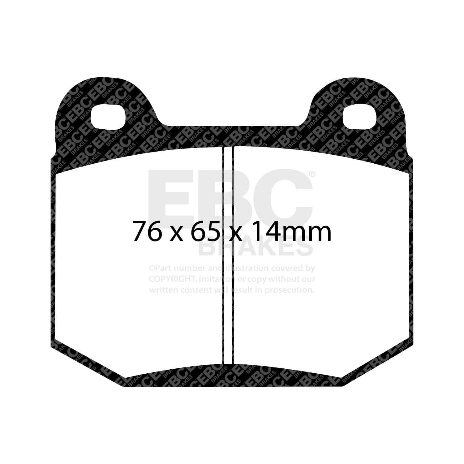 EBC Brakes - DP31538C - Disc Brake Pad image 3