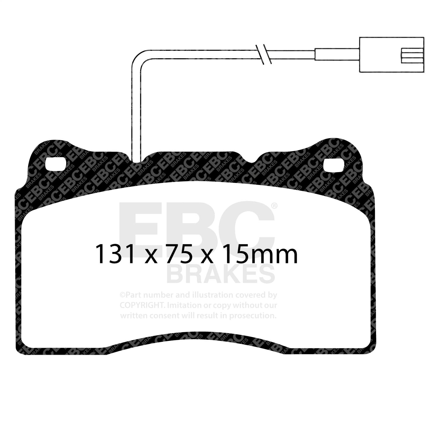 EBC Brakes - DP51540NDX - Disc Brake Pad image 5