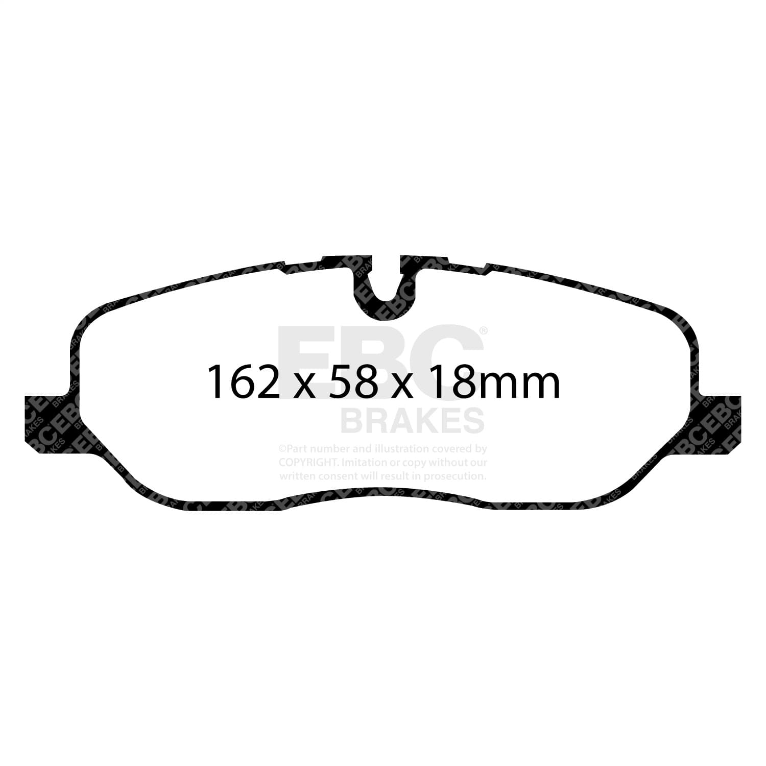 EBC Brakes - ED91541 - Disc Brake Pad image 3