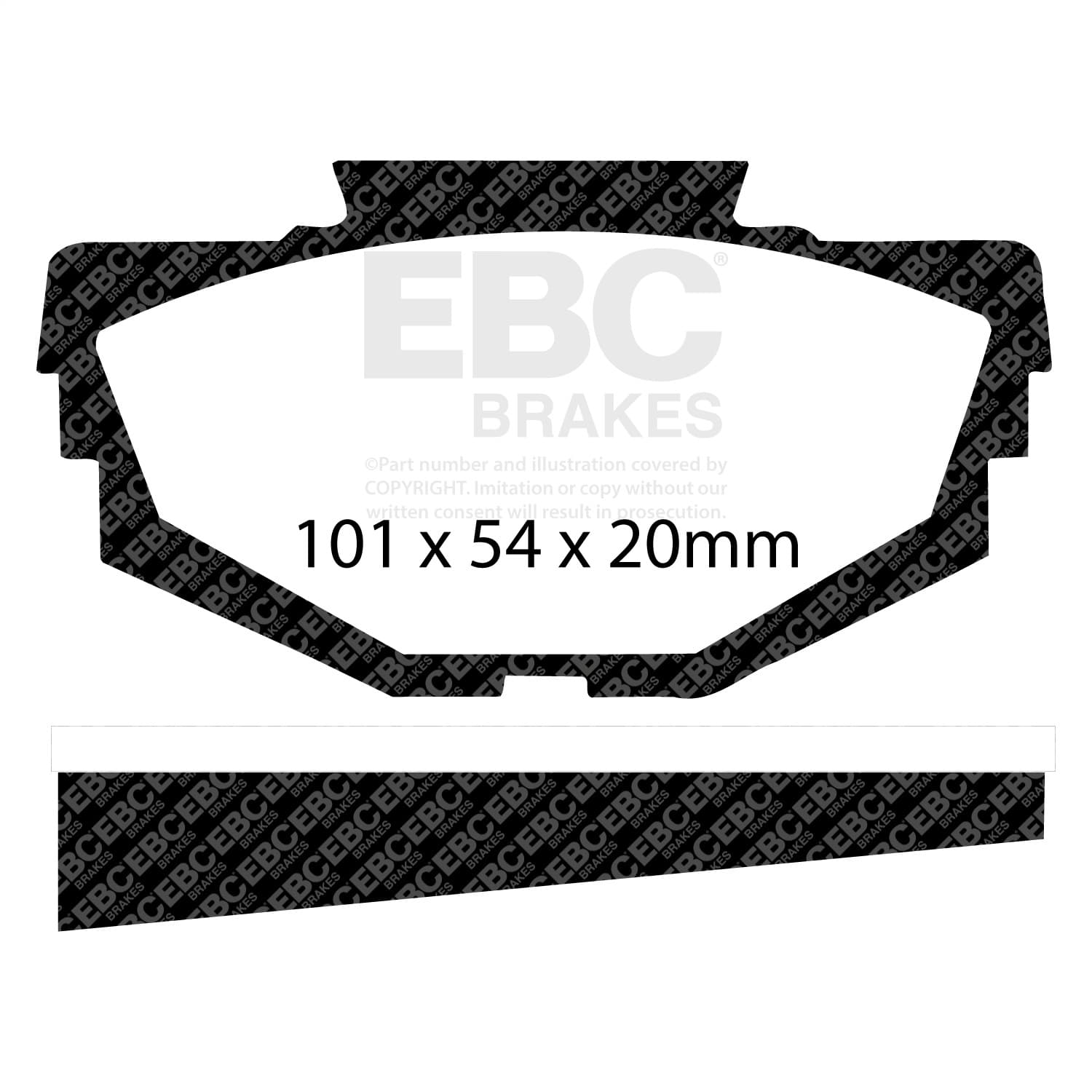 EBC Brakes - DP2155 - Disc Brake Pad image 5