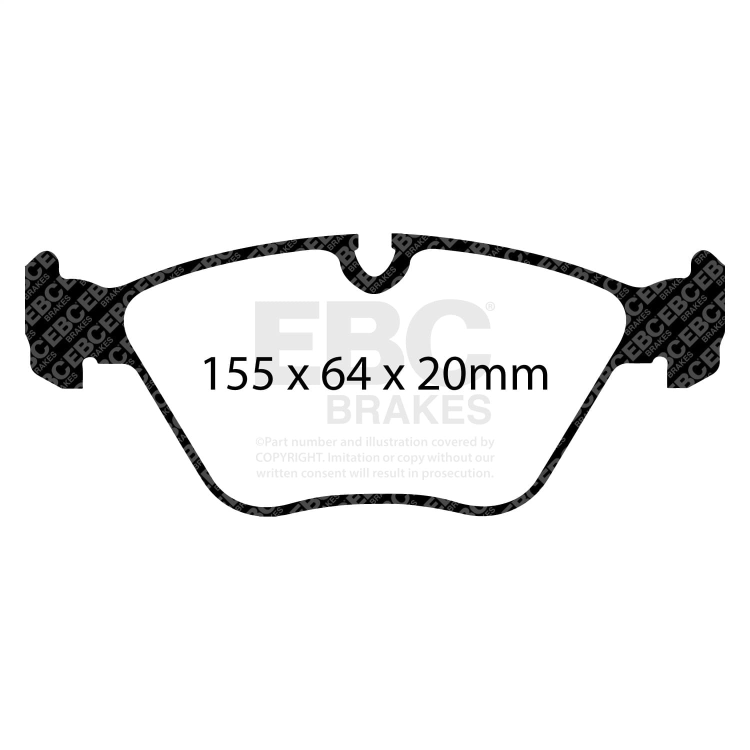 EBC Brakes - DP21552 - Disc Brake Pad image 3