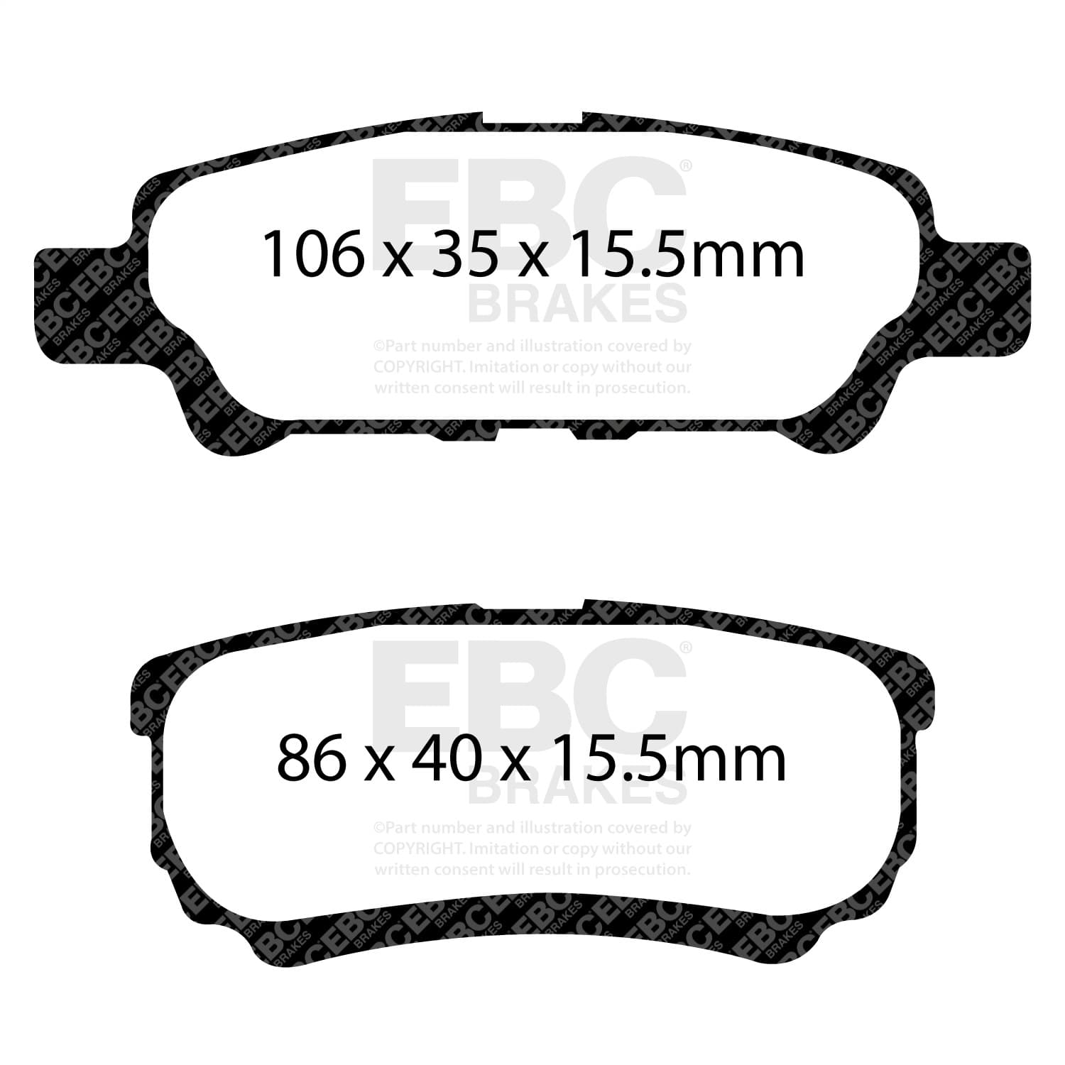 EBC Brakes - DP31563C - Disc Brake Pad image 4