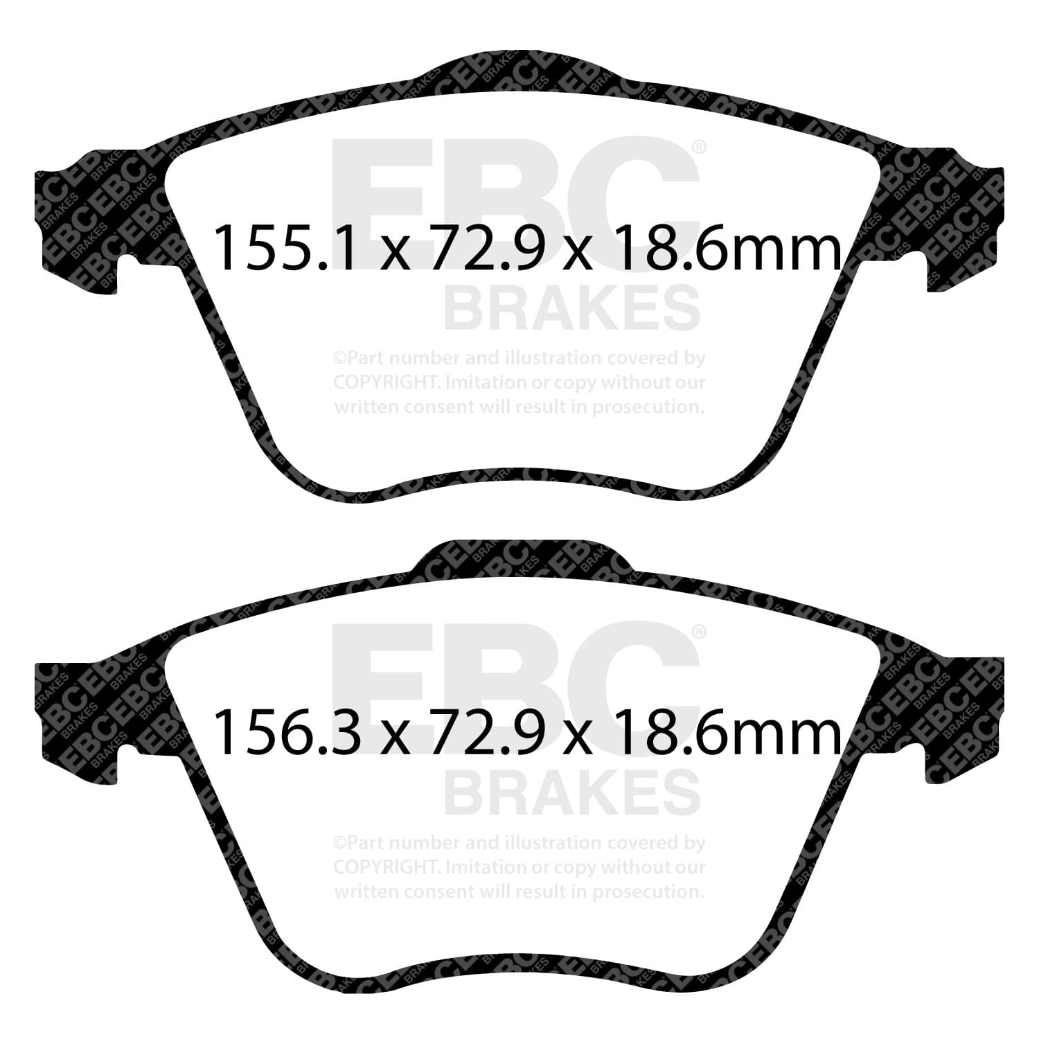 EBC Brakes - DP31574C - Disc Brake Pad image 4