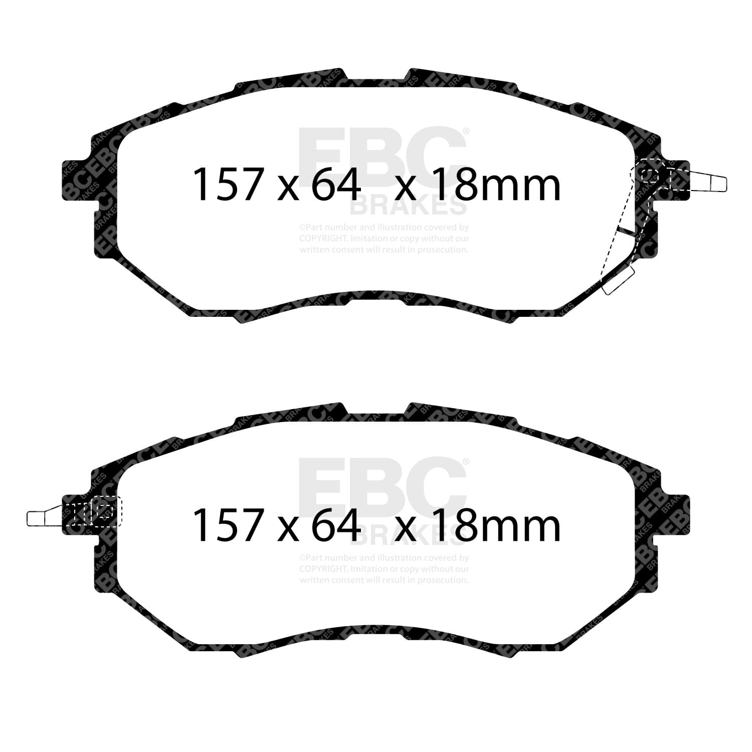 EBC Brakes - DP41583R - Disc Brake Pad image 4