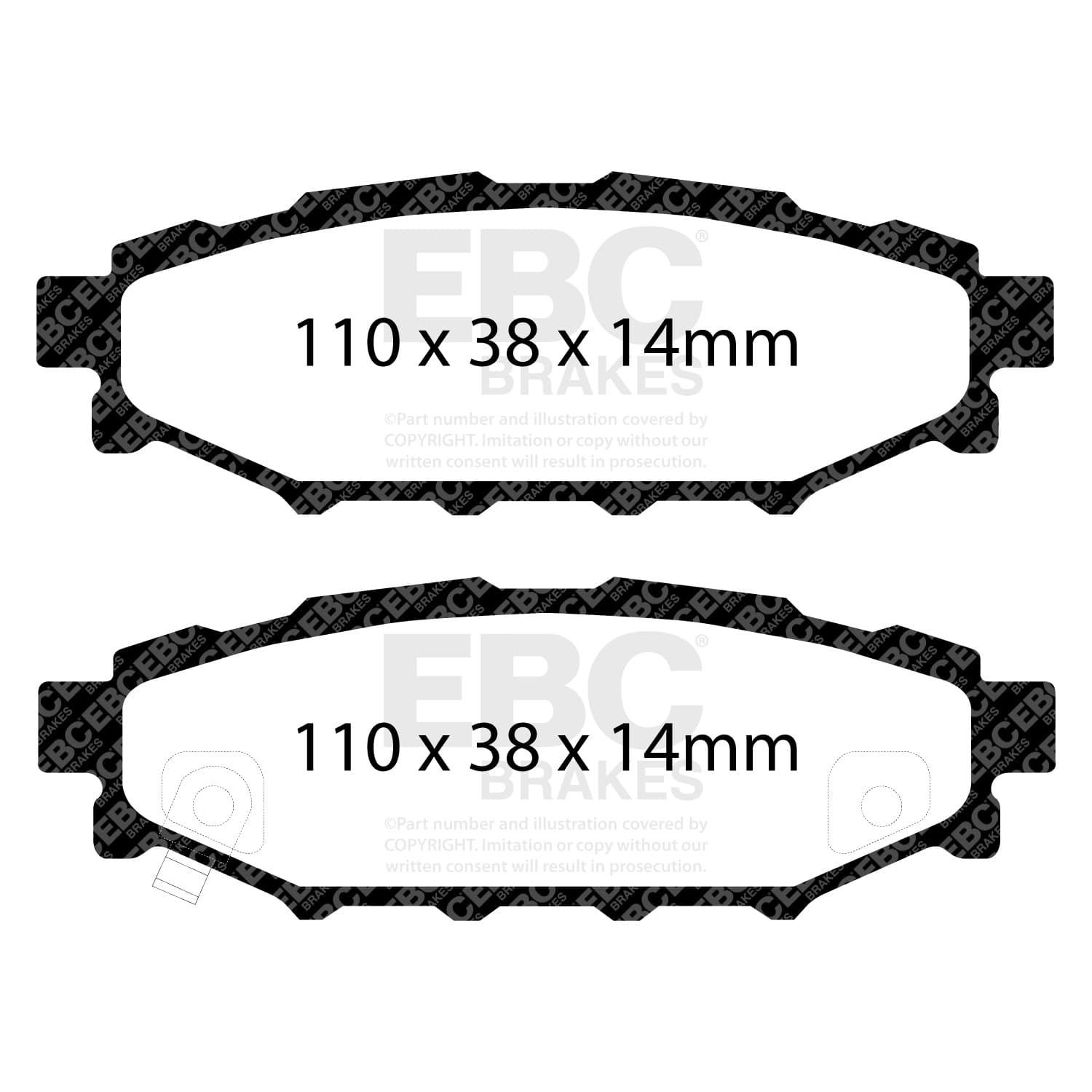 EBC Brakes - DP21584 - Disc Brake Pad image 5