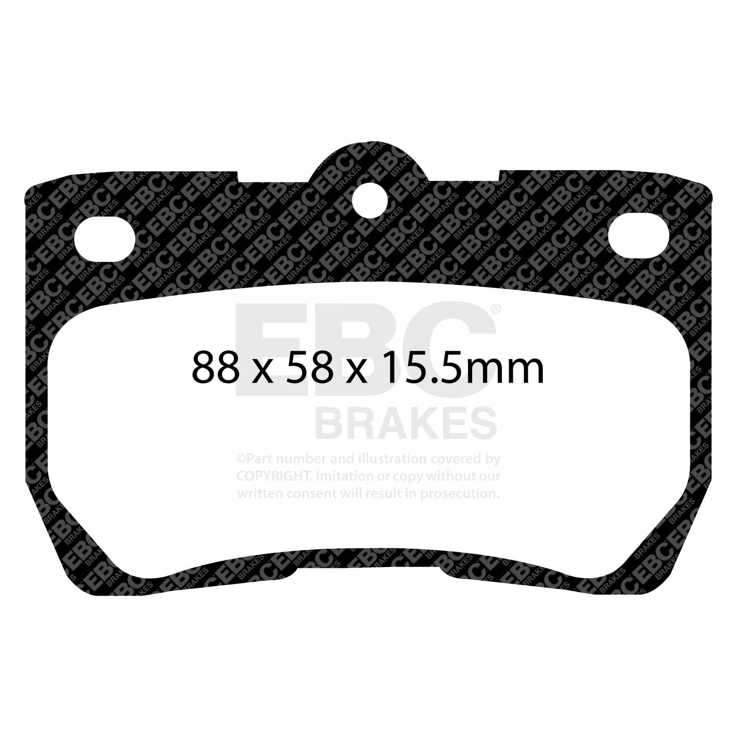 EBC Brakes - DP21586 - Disc Brake Pad image 2
