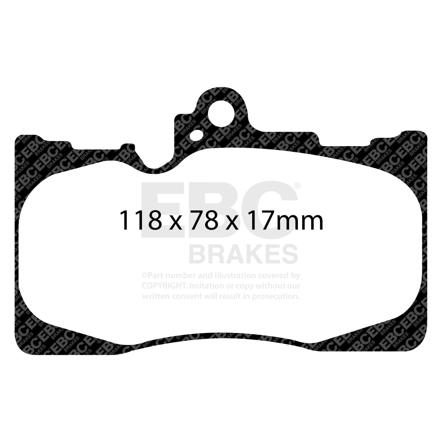 EBC Brakes - DP21589 - Disc Brake Pad image 2