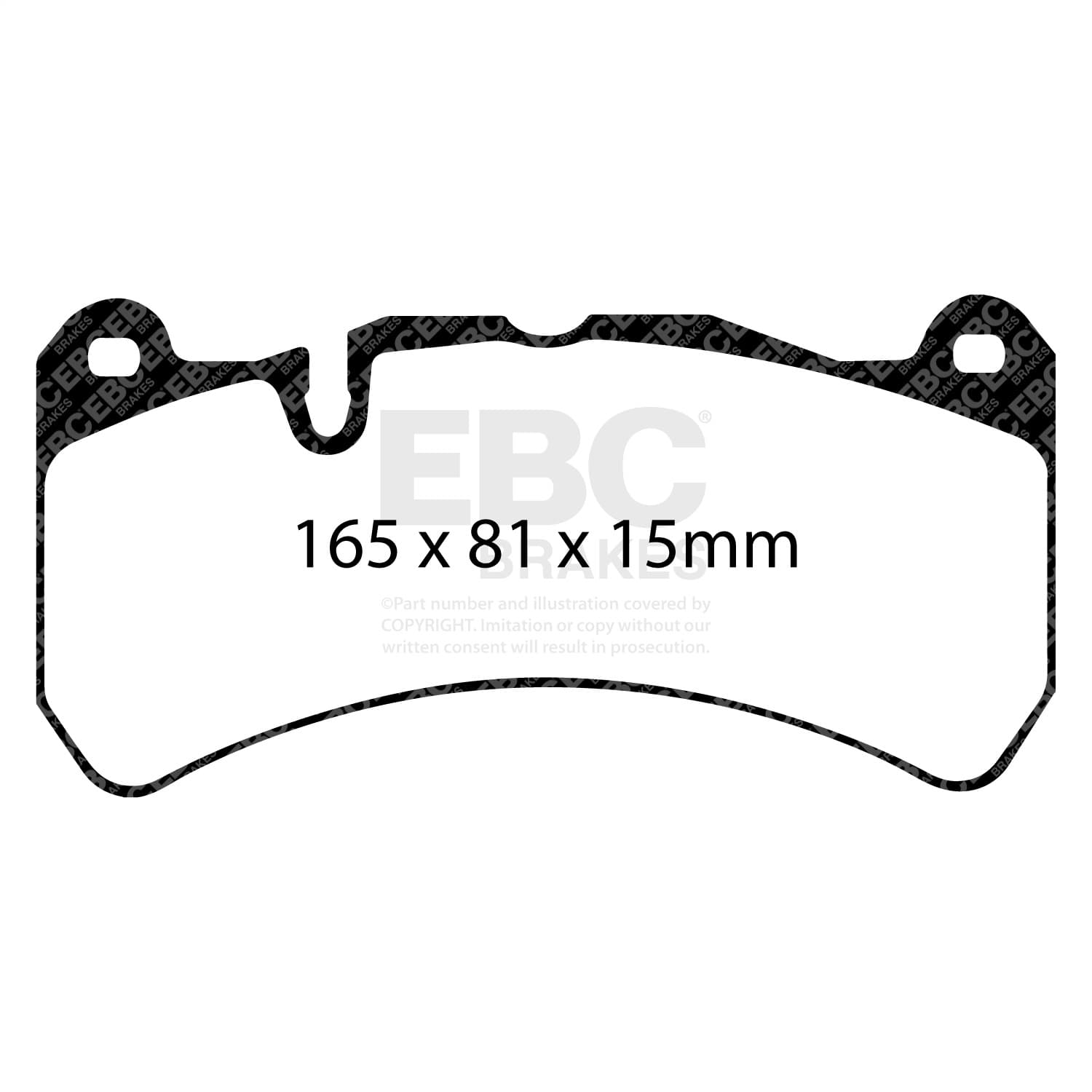 EBC Brakes - DP41591R - Disc Brake Pad image 2