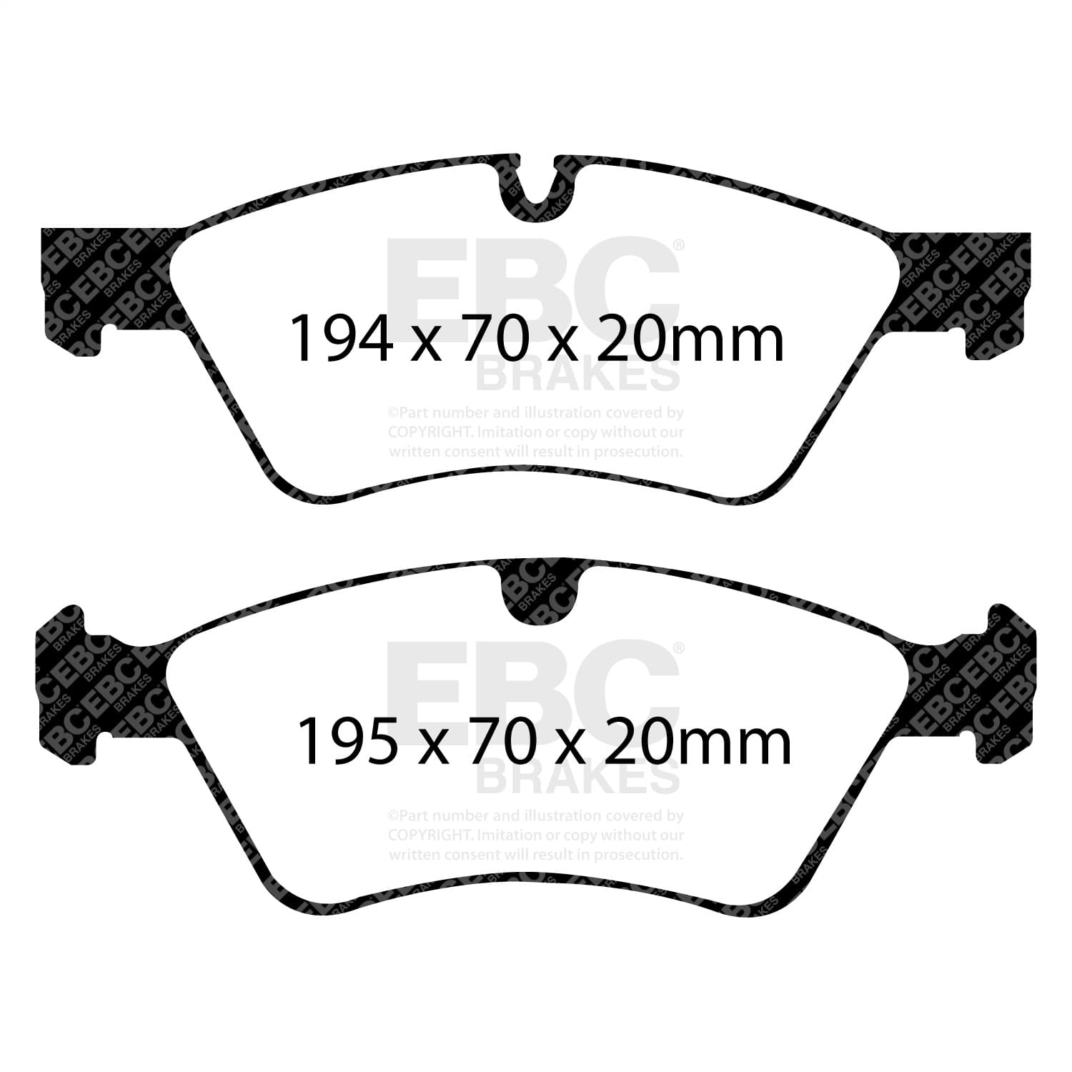 EBC Brakes - DP41592R - Disc Brake Pad image 4
