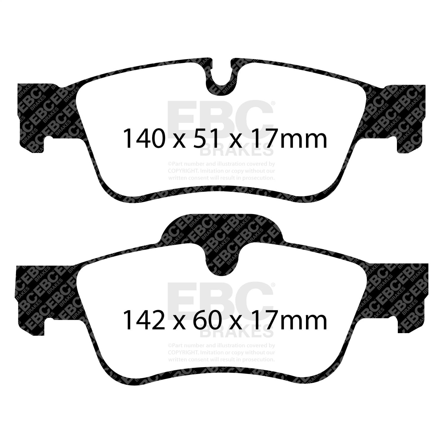 EBC Brakes - DP61593 - Disc Brake Pad image 5