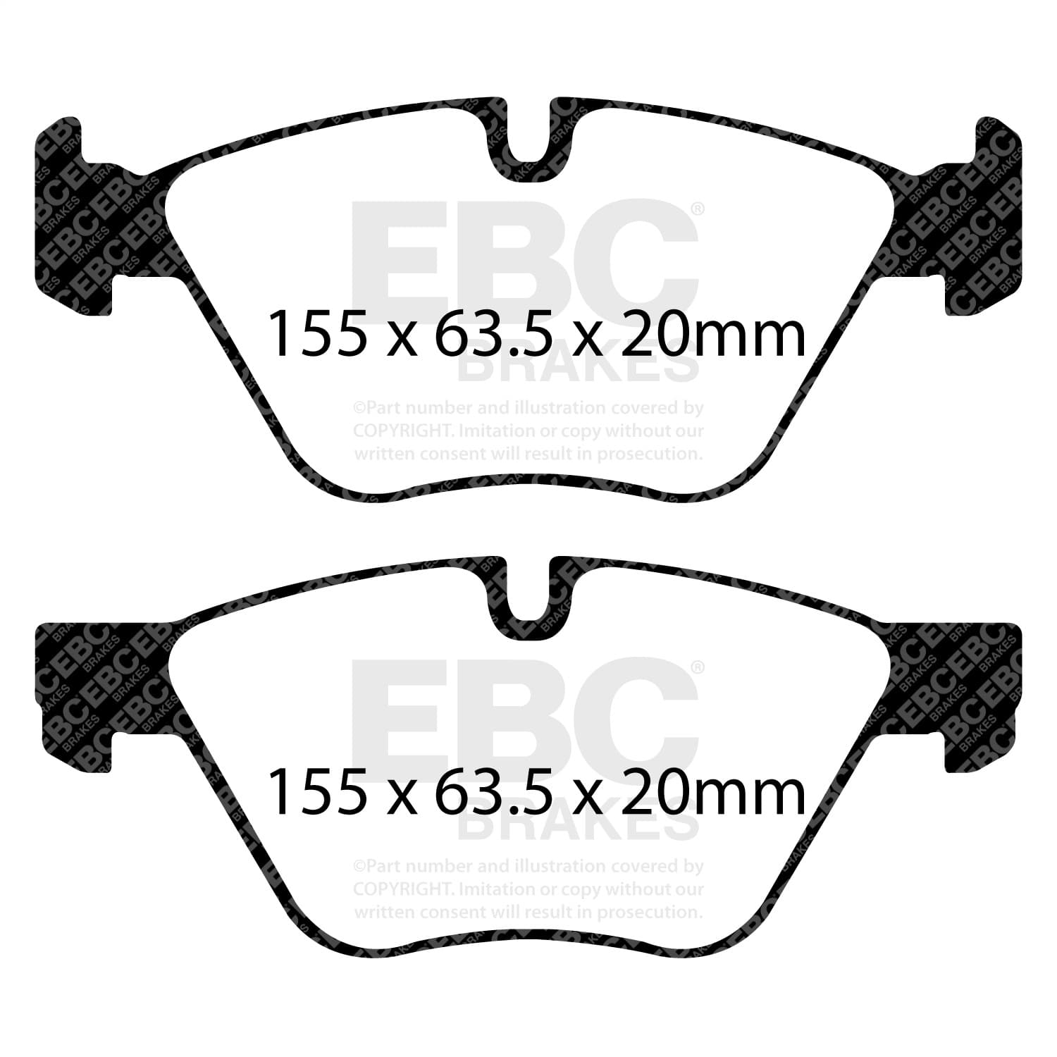 EBC Brakes - DP31600C - Disc Brake Pad image 2