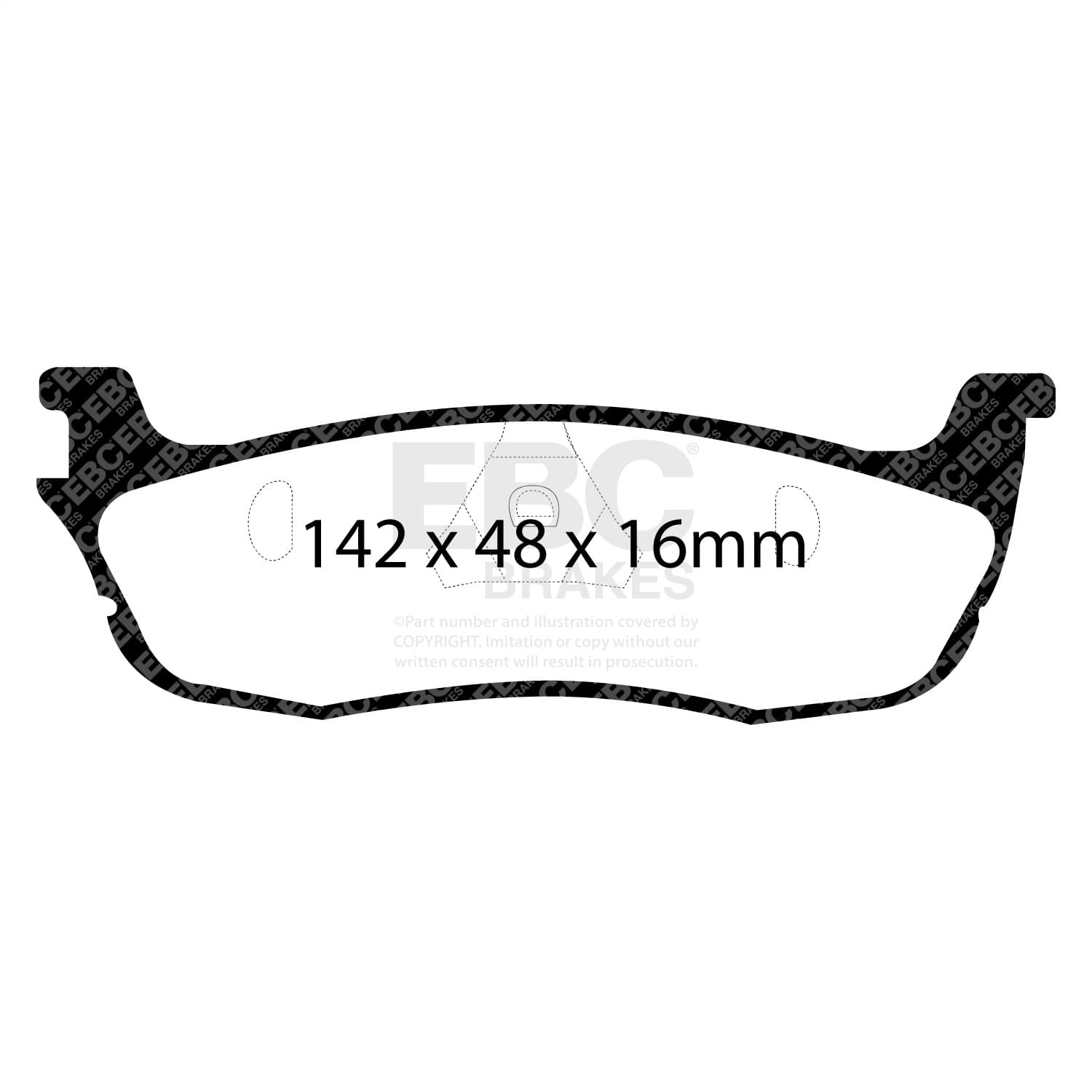 EBC Brakes - DP41601R - Disc Brake Pad image 5