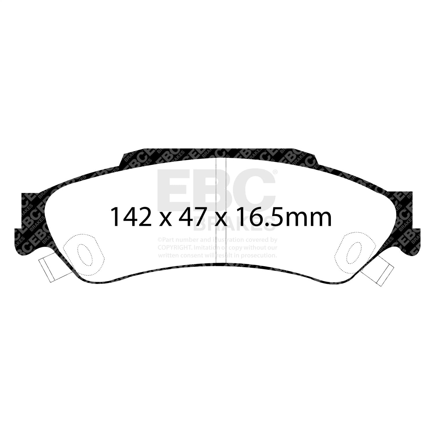 EBC Brakes - DP41602R - Disc Brake Pad image 3