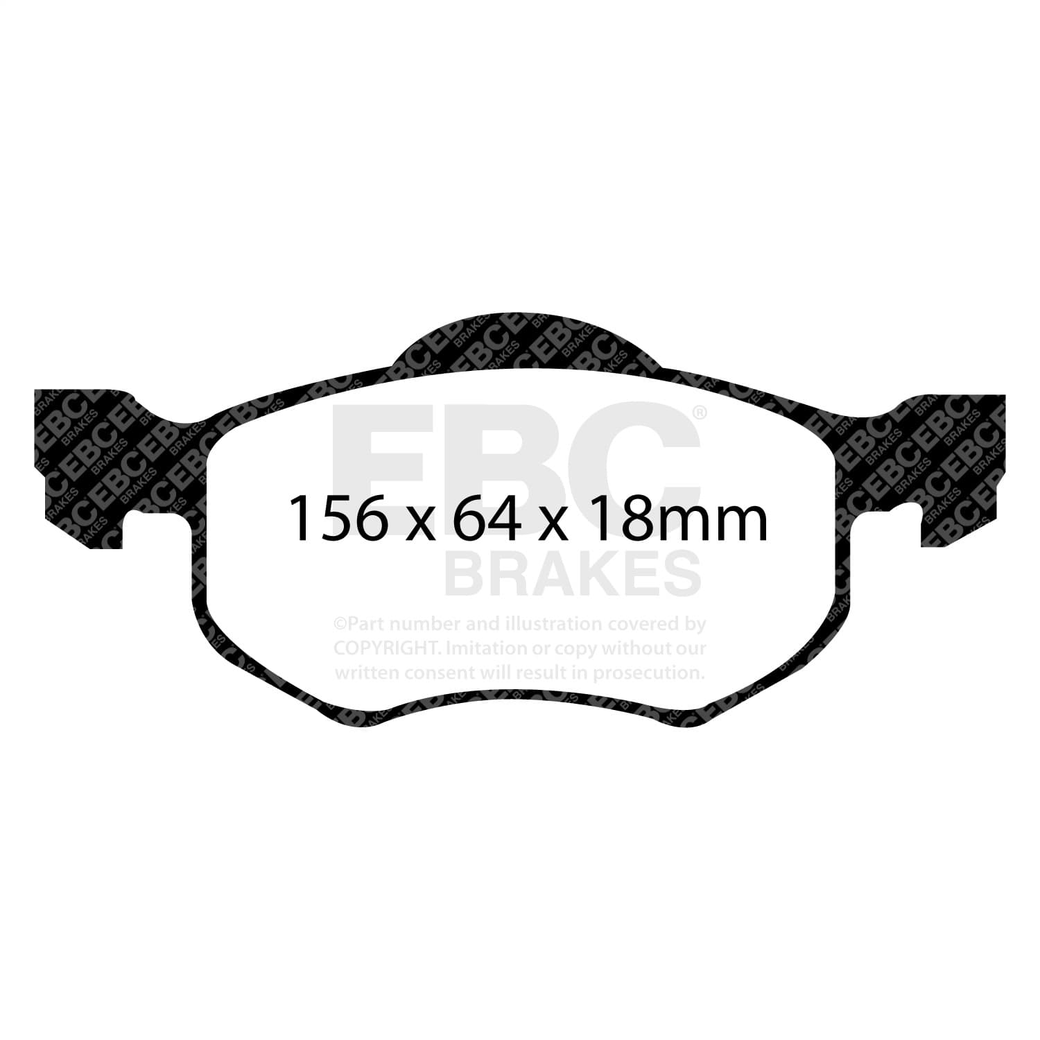EBC Brakes - UD843 - Disc Brake Pad image 6