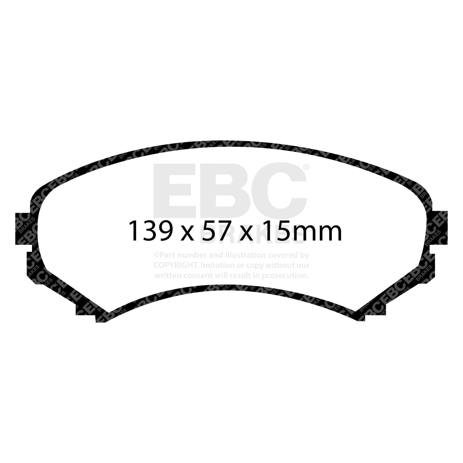 EBC Brakes - DP41619R - Disc Brake Pad image 5