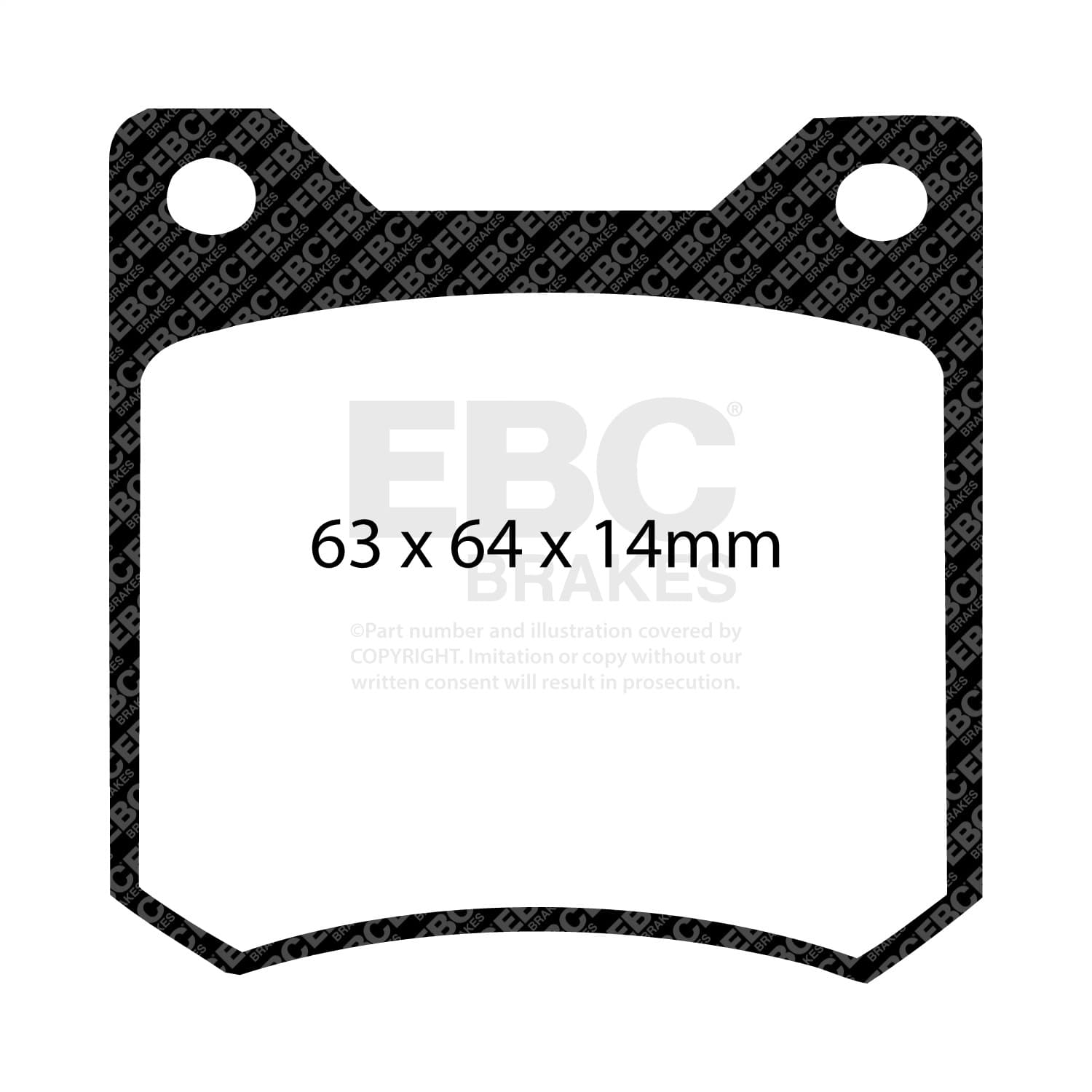 EBC Brakes - DP4162R - Disc Brake Pad image 3