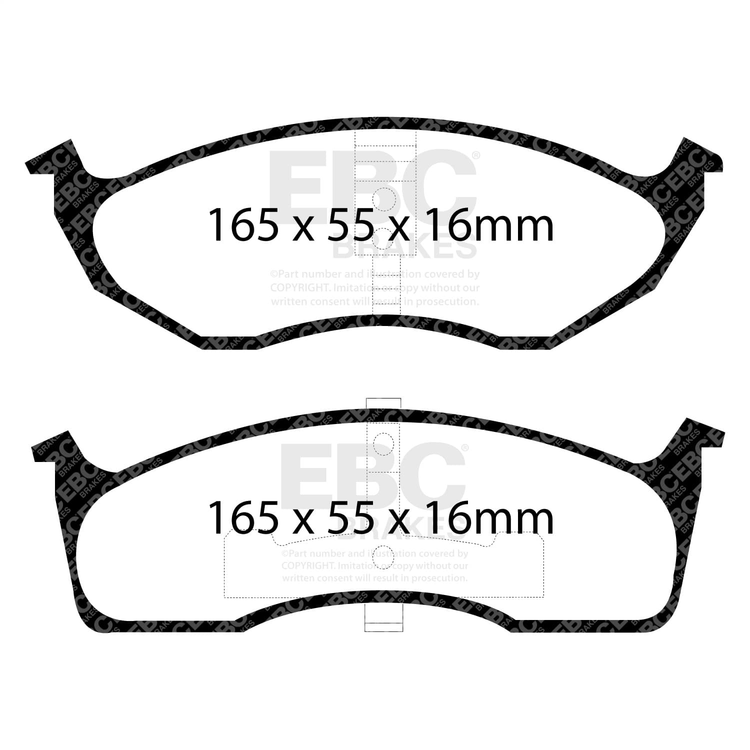 EBC Brakes - DP21623 - Disc Brake Pad image 3