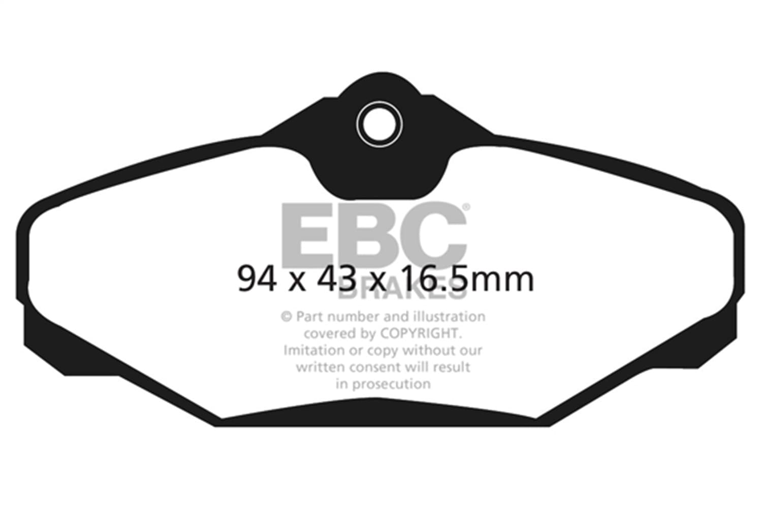 EBC Brakes - DP21624 - Disc Brake Pad image 3