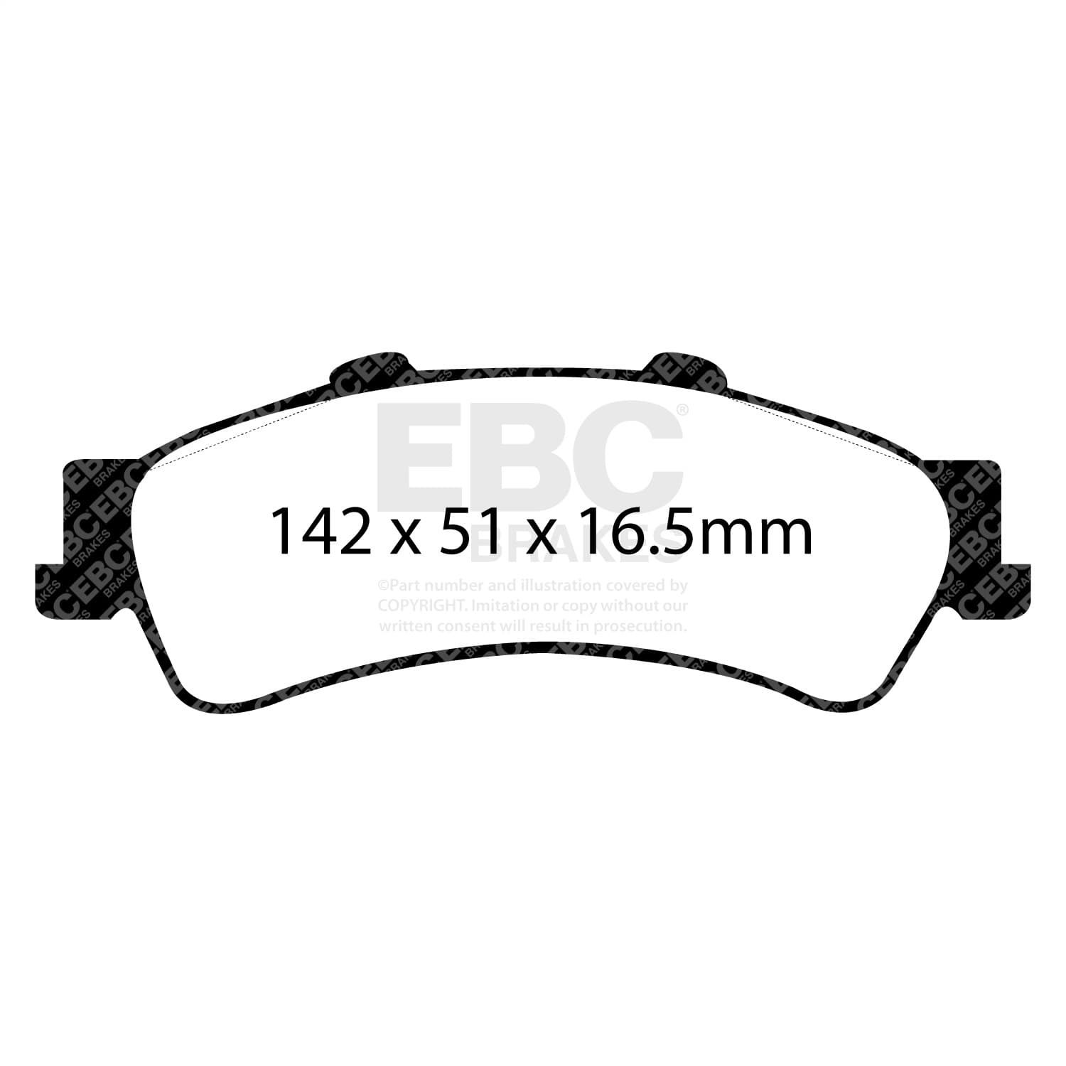 EBC Brakes - DP61630 - Disc Brake Pad image 4