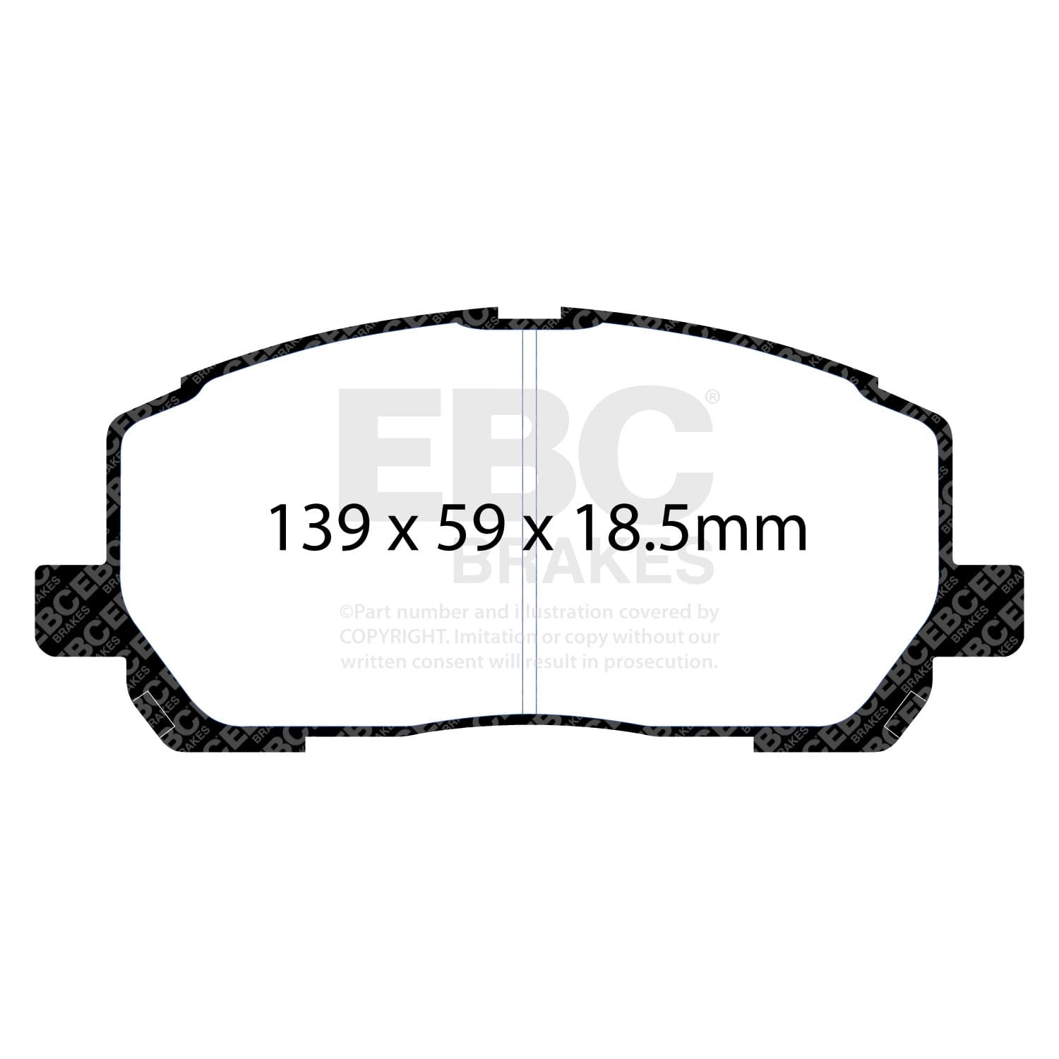 EBC Brakes - DP41634R - Disc Brake Pad image 2