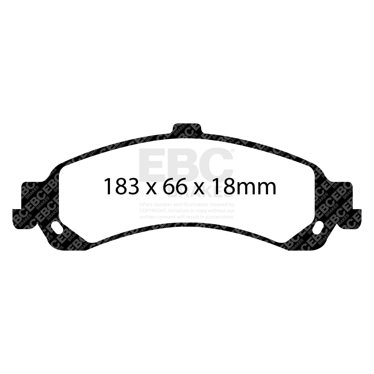 EBC Brakes - DP61635 - Disc Brake Pad image 3