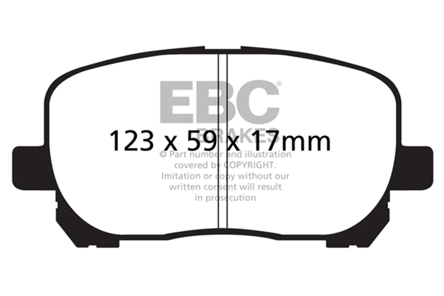 EBC Brakes - DP21637 - Disc Brake Pad image 3
