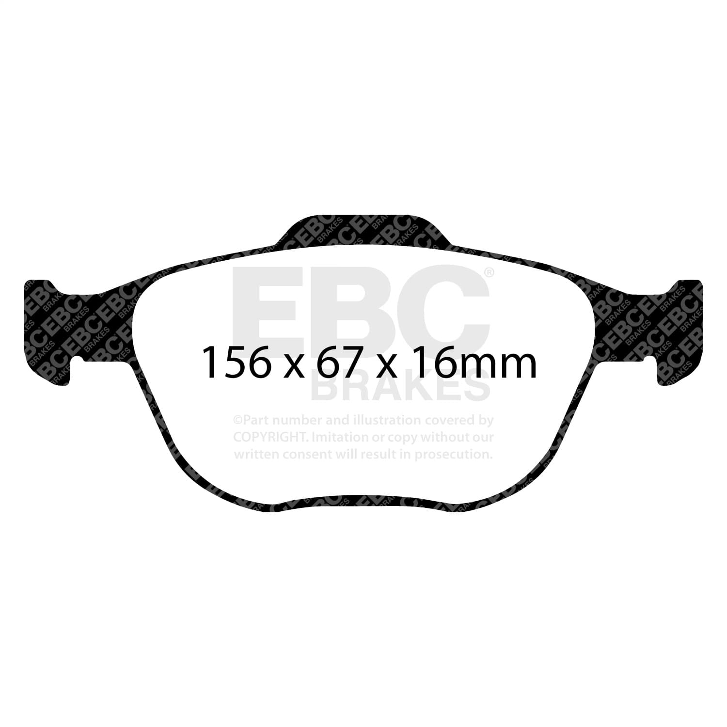 EBC Brakes - DP21641 - Disc Brake Pad image 3