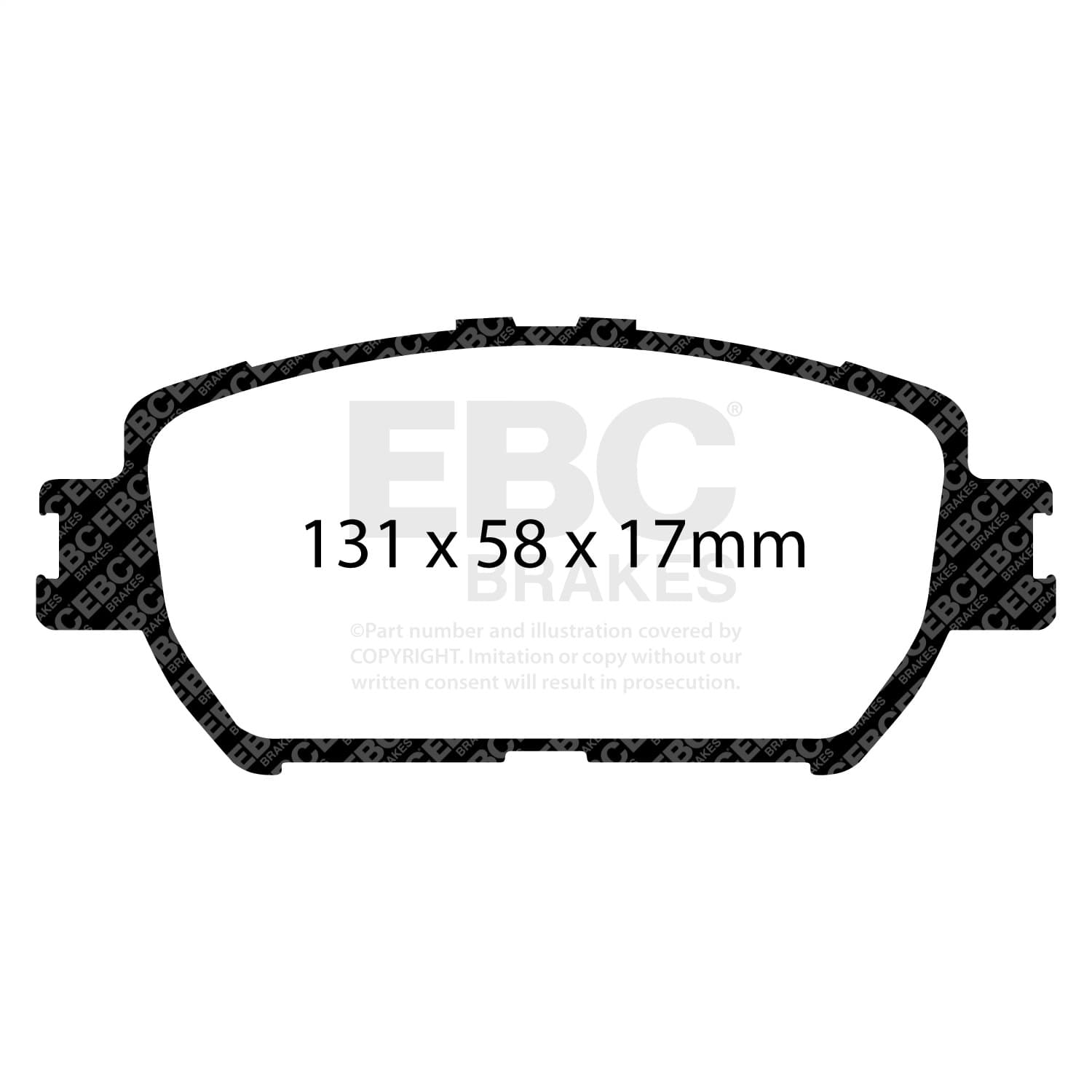 EBC Brakes - DP31642C - Disc Brake Pad image 2