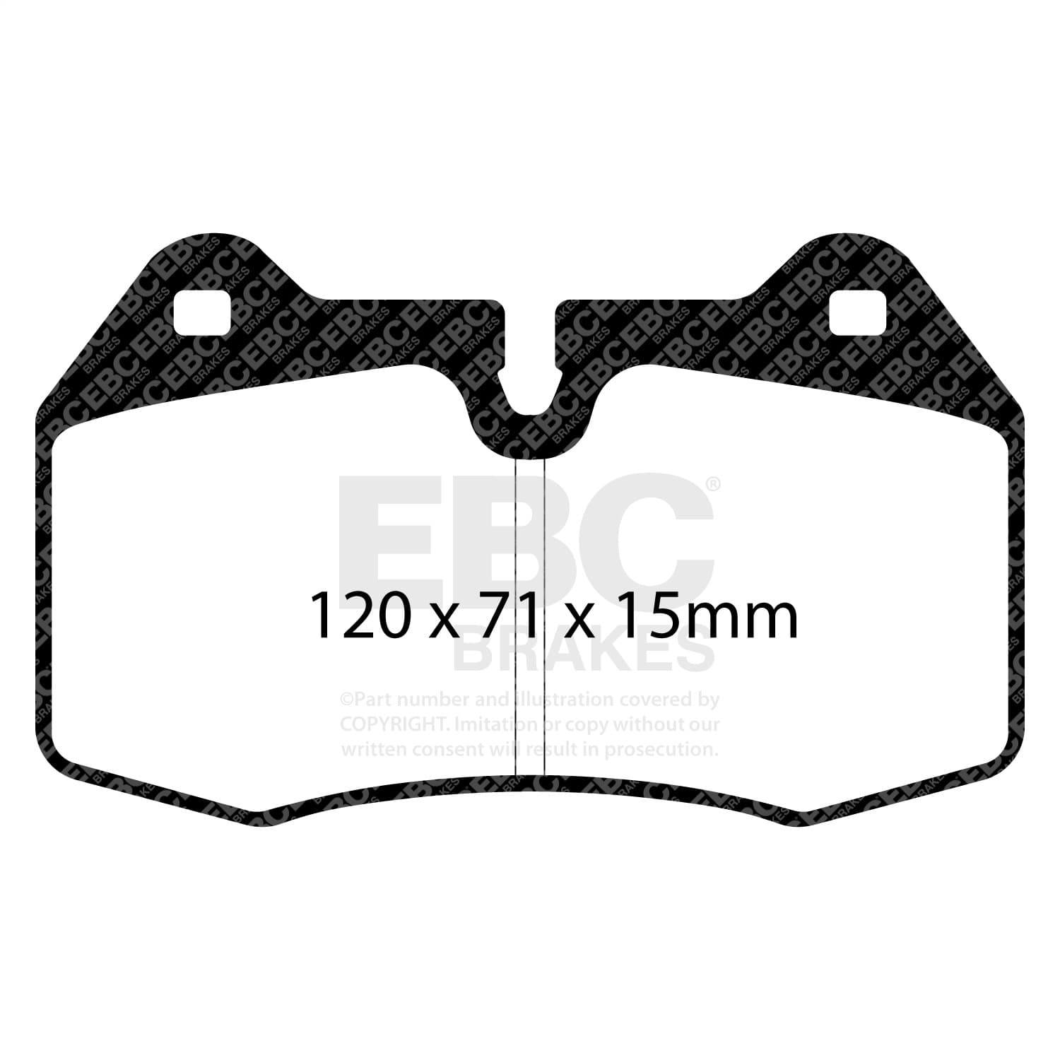 EBC Brakes - DP31644C - Disc Brake Pad image 4