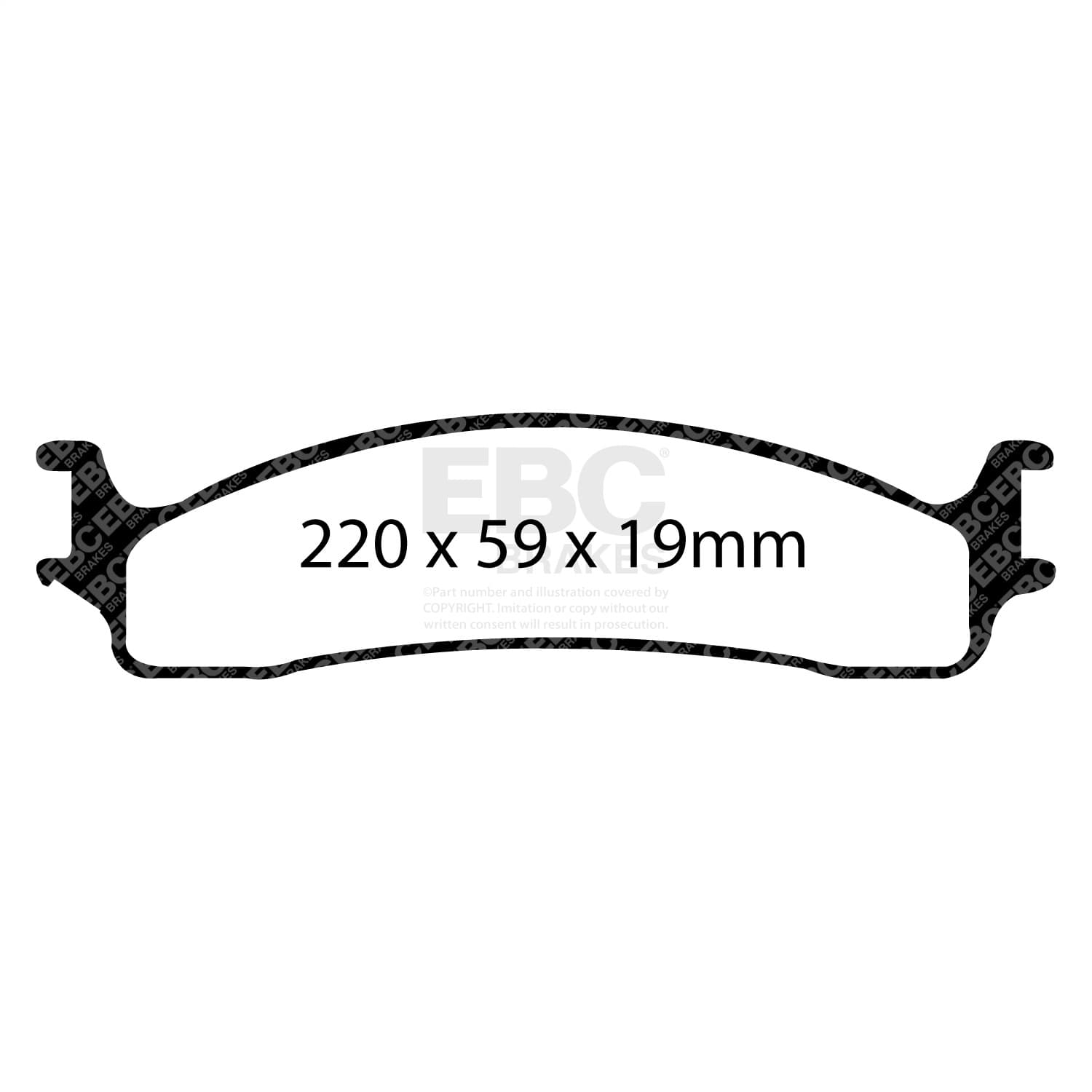 EBC Brakes - DP61650 - Disc Brake Pad image 4