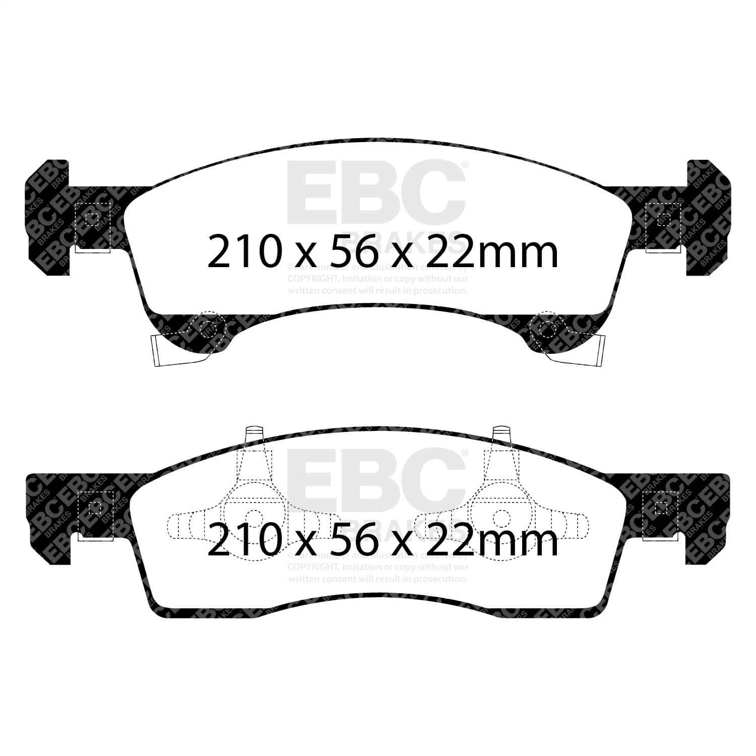 EBC Brakes - DP41651R - Disc Brake Pad image 3