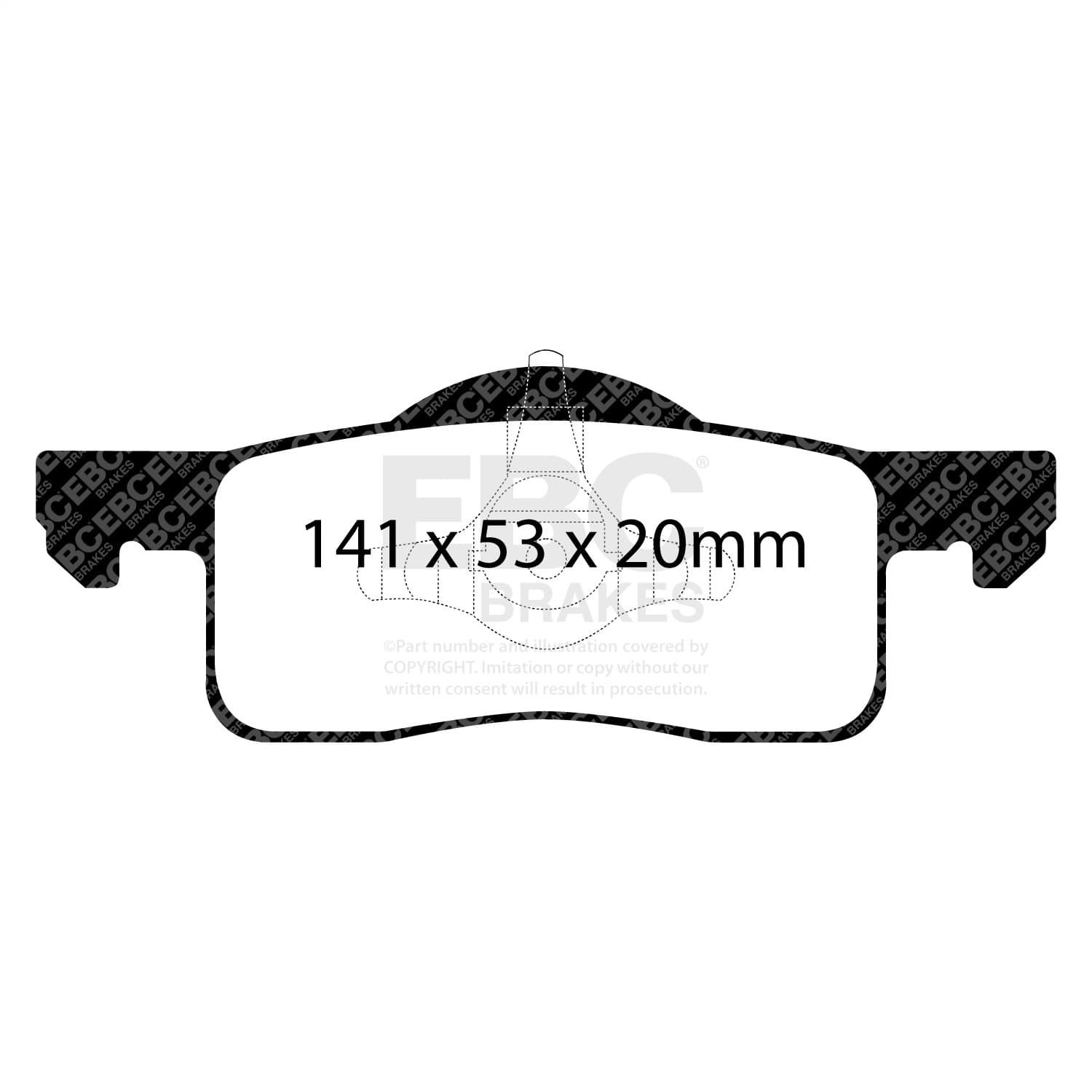 EBC Brakes - DP41652R - Disc Brake Pad image 5