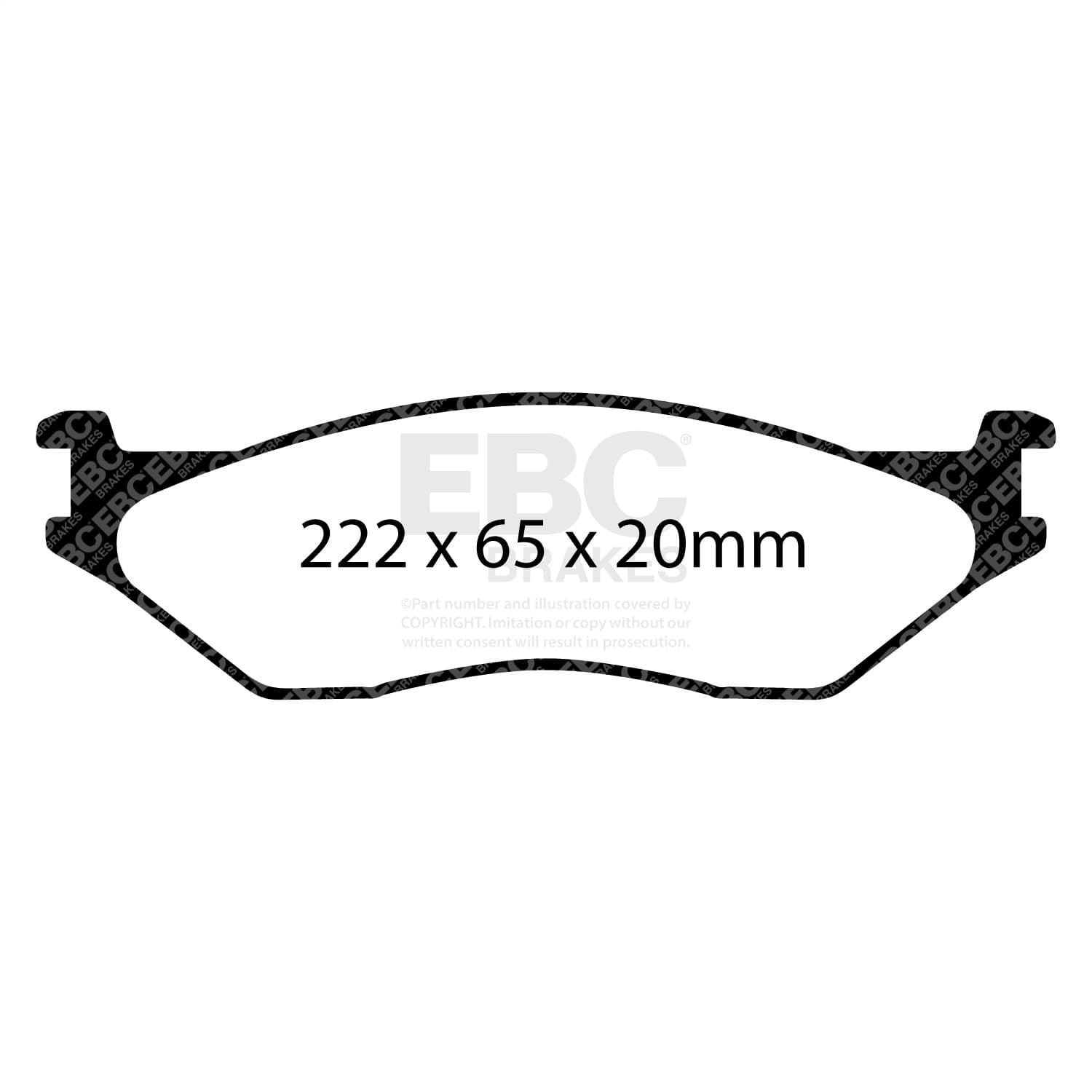 EBC Brakes - DP61653 - Disc Brake Pad image 4