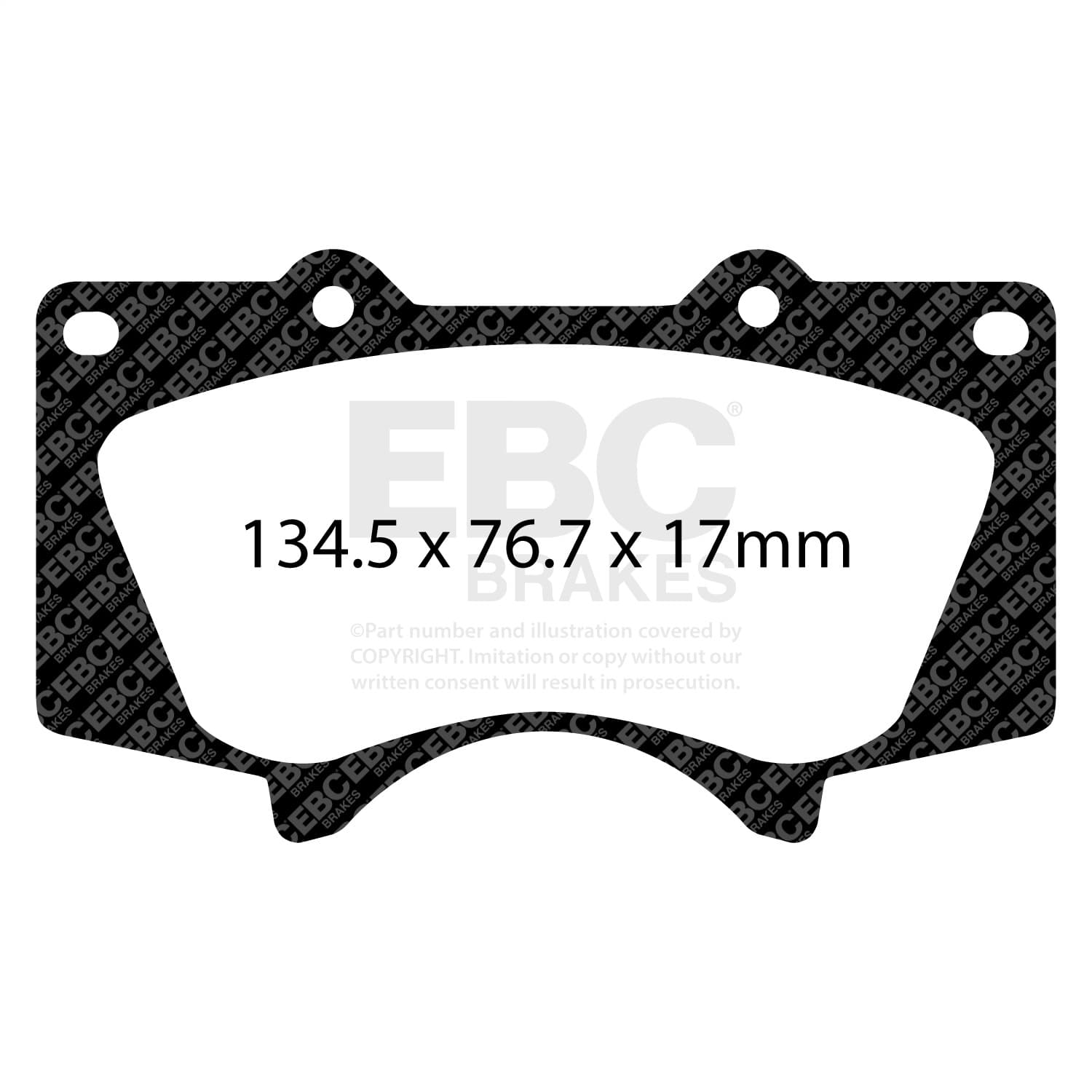 EBC Brakes - DP41657R - Disc Brake Pad image 3