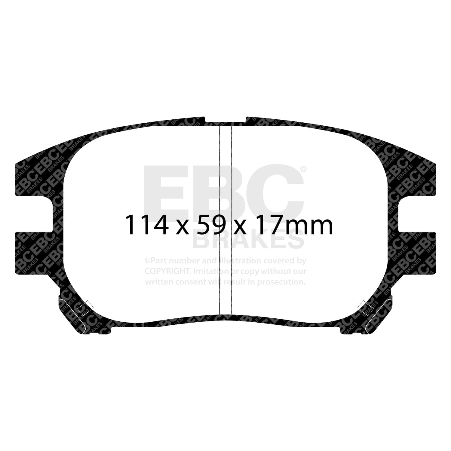 EBC Brakes - UD930 - Disc Brake Pad image 3