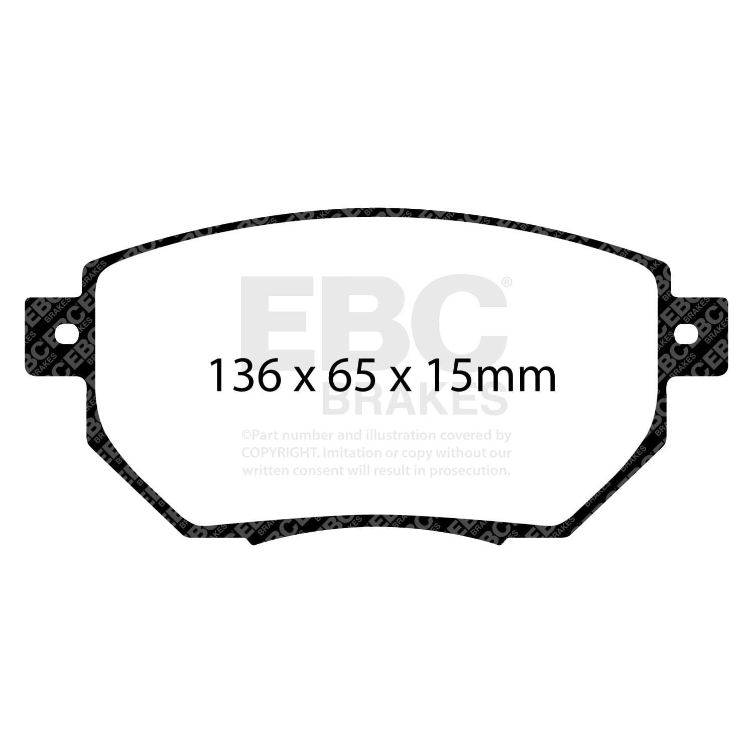 EBC Brakes - DP61659 - Disc Brake Pad image 4